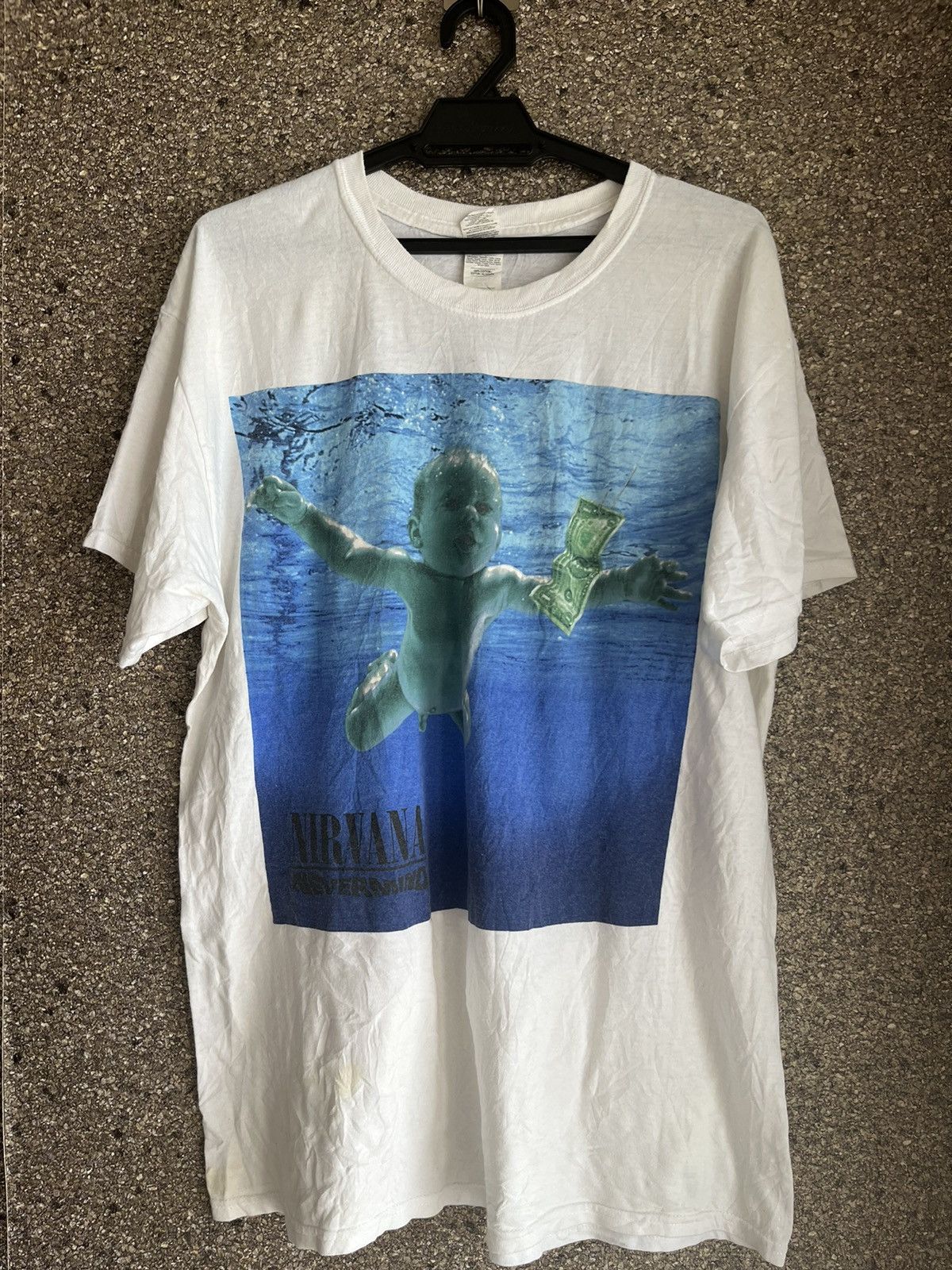 image of Vintage Nirvana Ft43 in White, Men's (Size Large)