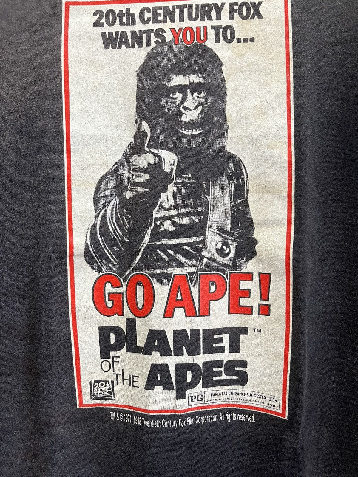 Vintage Planet of the apes ft86 Size US M / EU 48-50 / 2 - 2 Thumbnail