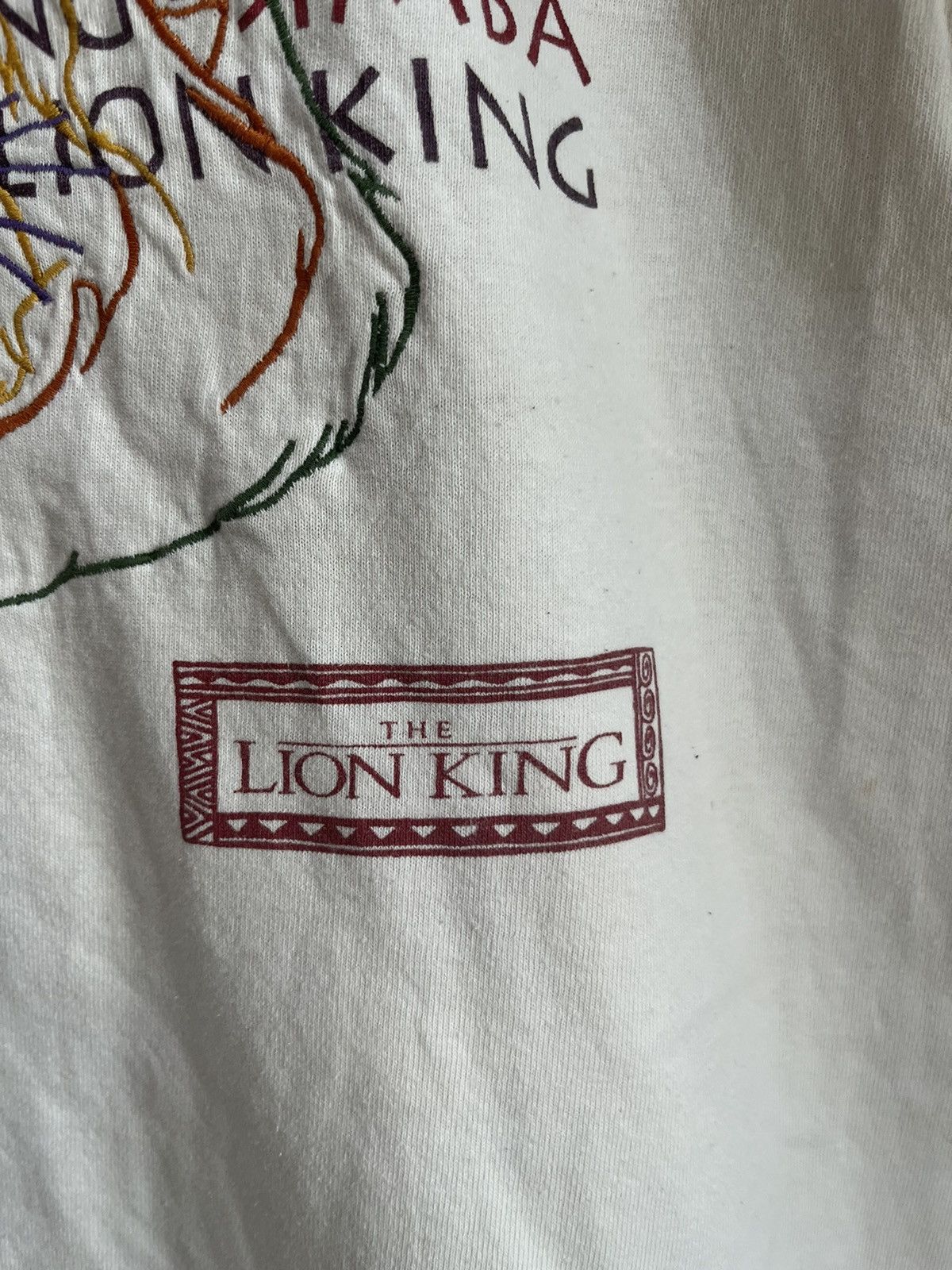 Vintage The lion king ft43 Size US L / EU 52-54 / 3 - 3 Thumbnail