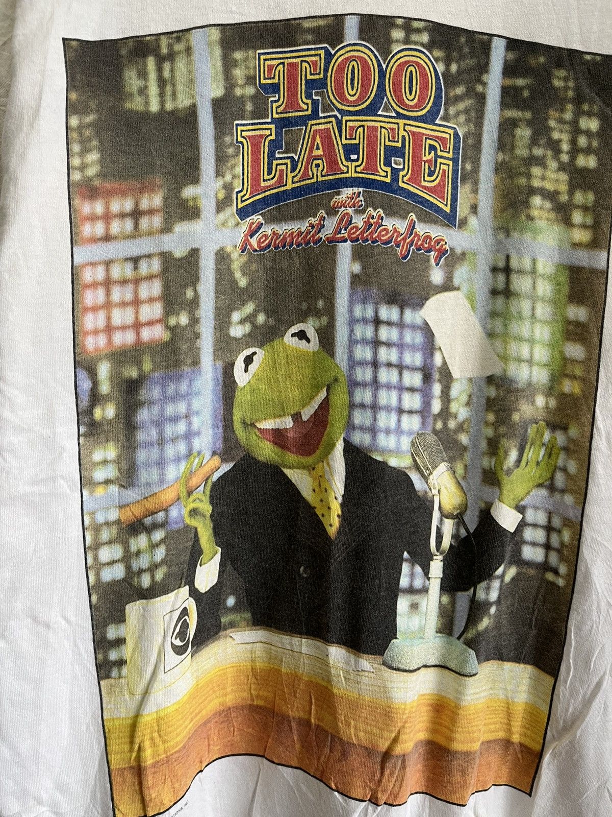 Vintage Kermit Letterfrog Too late ft86 Size US XL / EU 56 / 4 - 2 Thumbnail