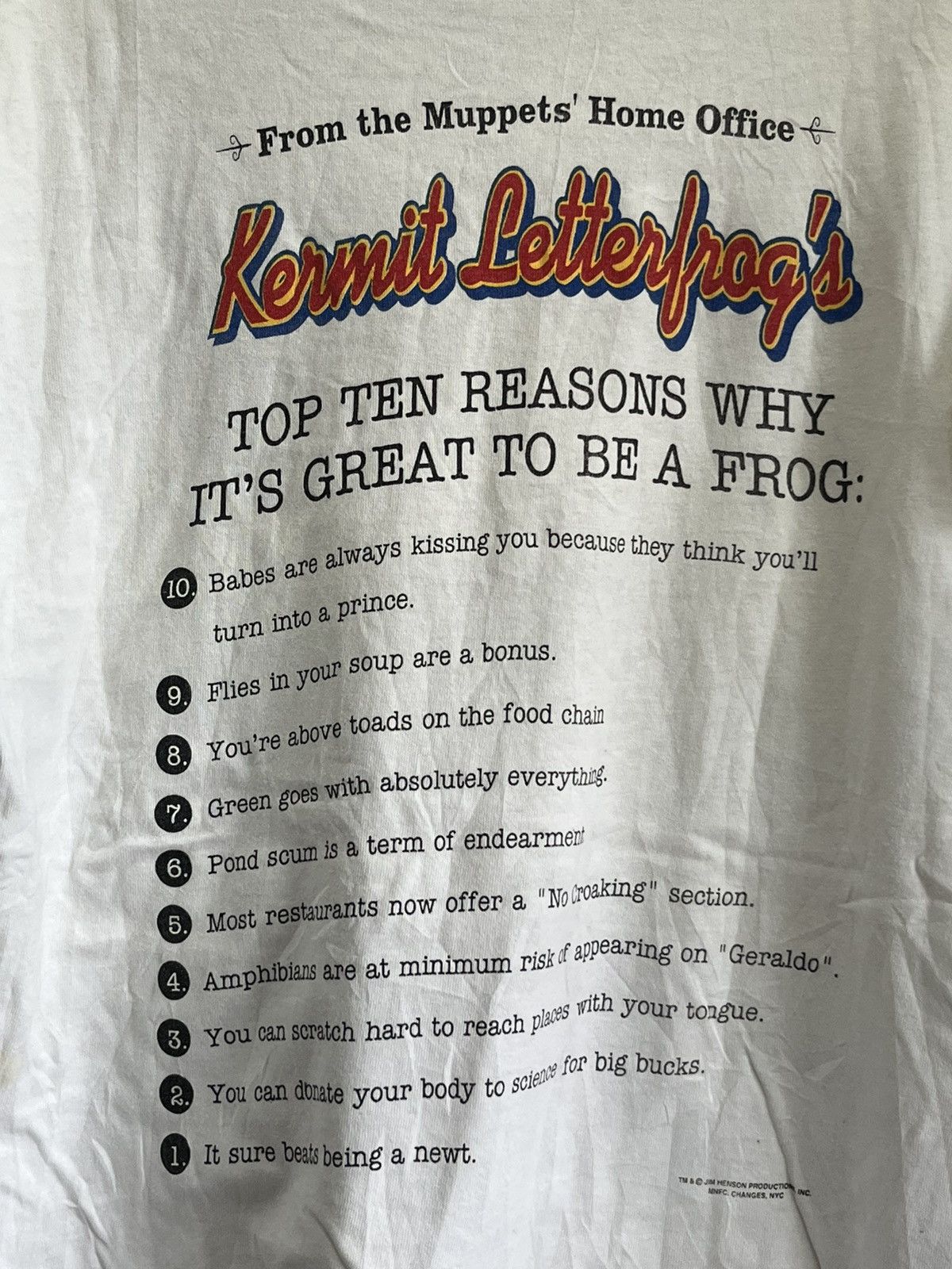 Vintage Kermit Letterfrog Too late ft86 Size US XL / EU 56 / 4 - 5 Thumbnail