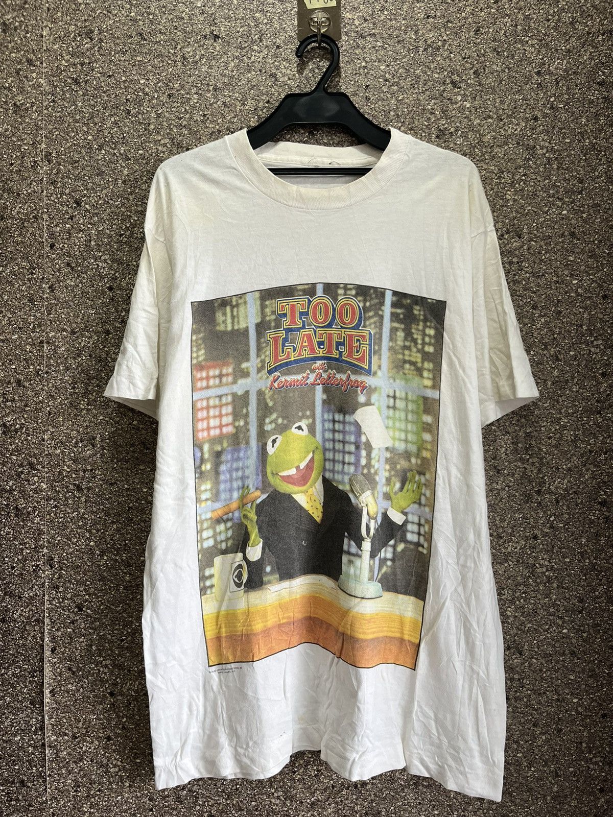 Vintage Kermit Letterfrog Too late ft86 Size US XL / EU 56 / 4 - 1 Thumbnail