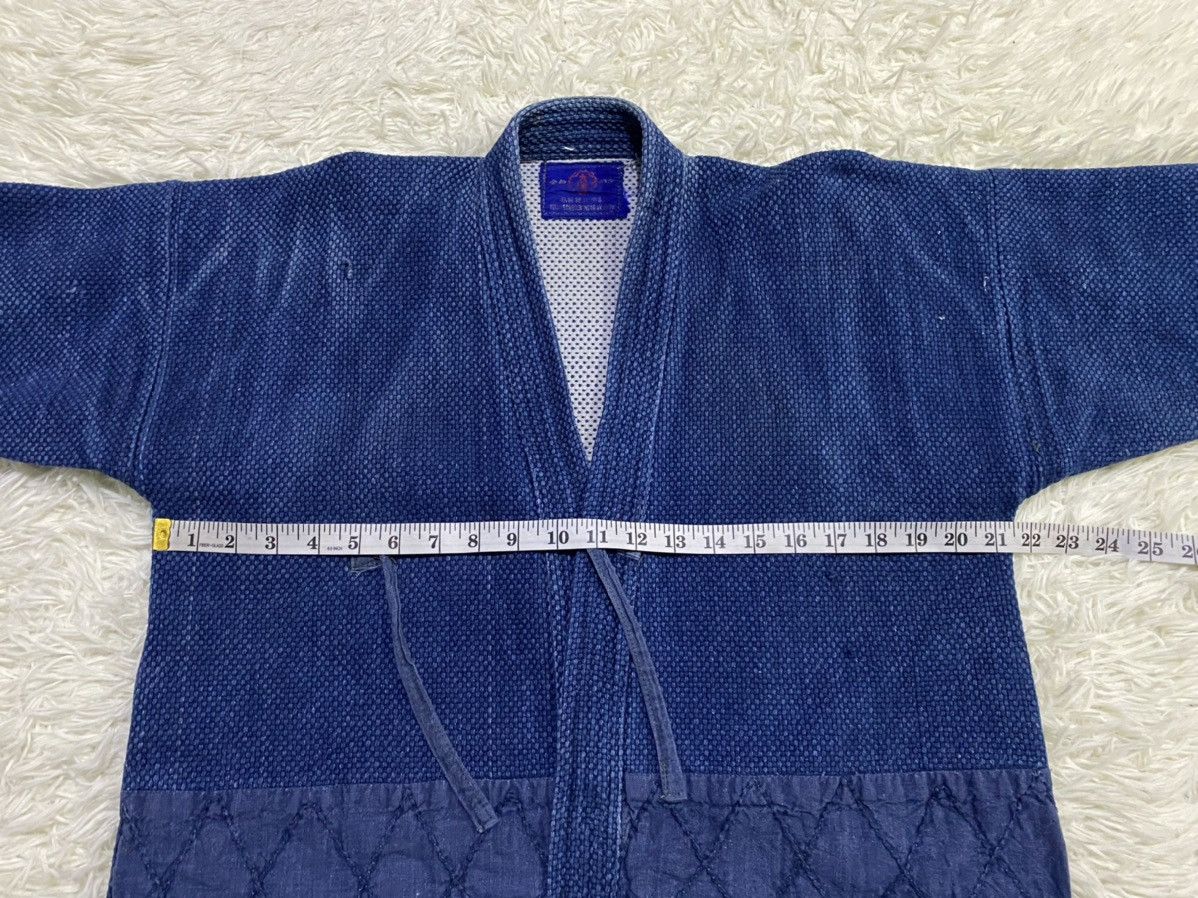 Indigo Japanese Indigo Noragi Sashiko Stitching Jacket Size US M / EU 48-50 / 2 - 15 Thumbnail