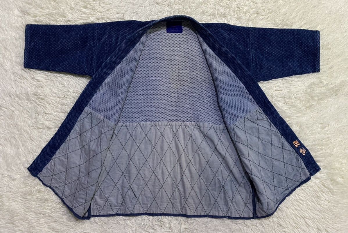 Indigo Japanese Indigo Noragi Sashiko Stitching Jacket Size US M / EU 48-50 / 2 - 13 Thumbnail