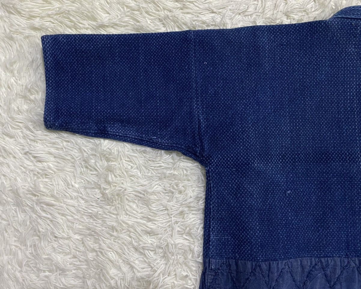 Indigo Japanese Indigo Noragi Sashiko Stitching Jacket Size US M / EU 48-50 / 2 - 10 Thumbnail