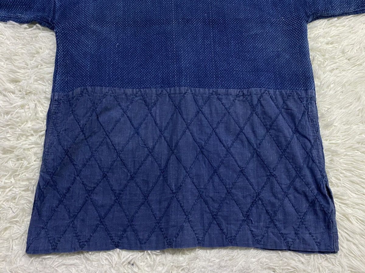 Indigo Japanese Indigo Noragi Sashiko Stitching Jacket Size US M / EU 48-50 / 2 - 11 Thumbnail