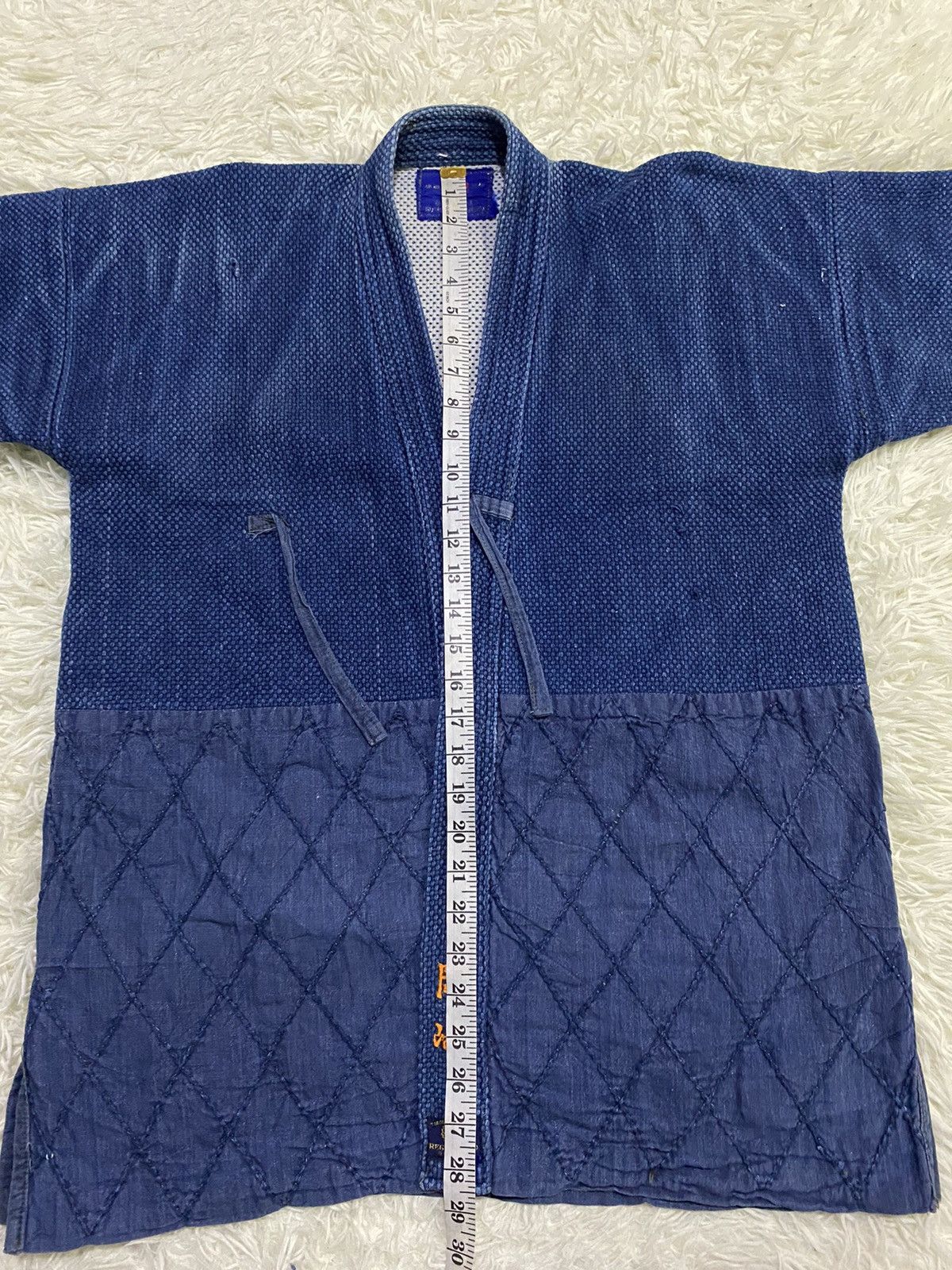 Indigo Japanese Indigo Noragi Sashiko Stitching Jacket Size US M / EU 48-50 / 2 - 16 Thumbnail