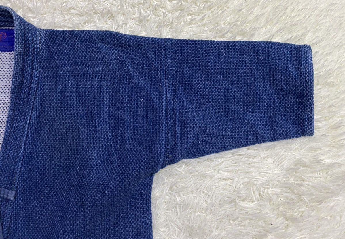 Indigo Japanese Indigo Noragi Sashiko Stitching Jacket Size US M / EU 48-50 / 2 - 2 Thumbnail
