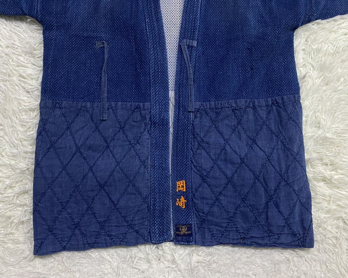 Indigo Japanese Indigo Noragi Sashiko Stitching Jacket Size US M / EU 48-50 / 2 - 4 Thumbnail