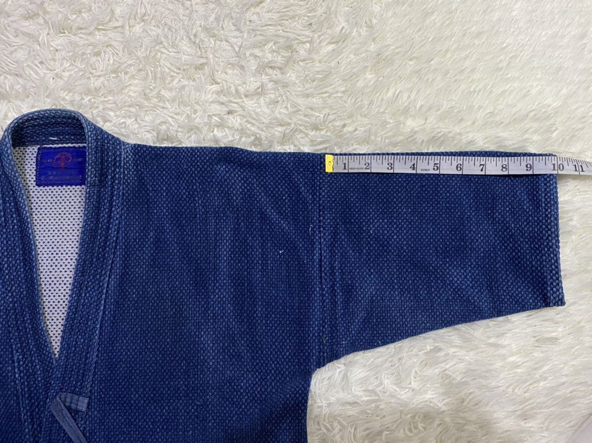 Indigo Japanese Indigo Noragi Sashiko Stitching Jacket Size US M / EU 48-50 / 2 - 18 Thumbnail