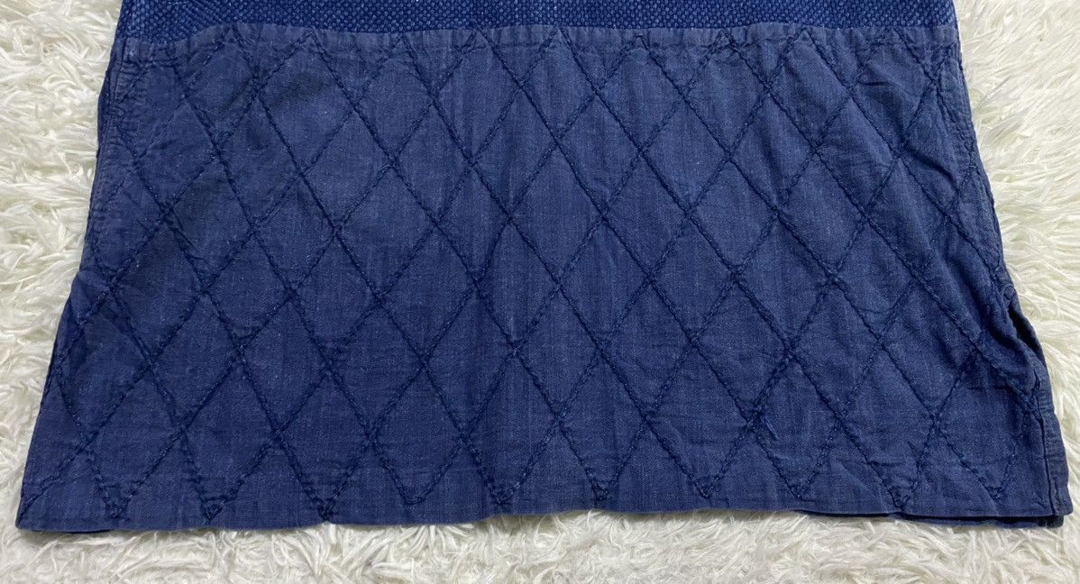 Indigo Japanese Indigo Noragi Sashiko Stitching Jacket Size US M / EU 48-50 / 2 - 12 Thumbnail
