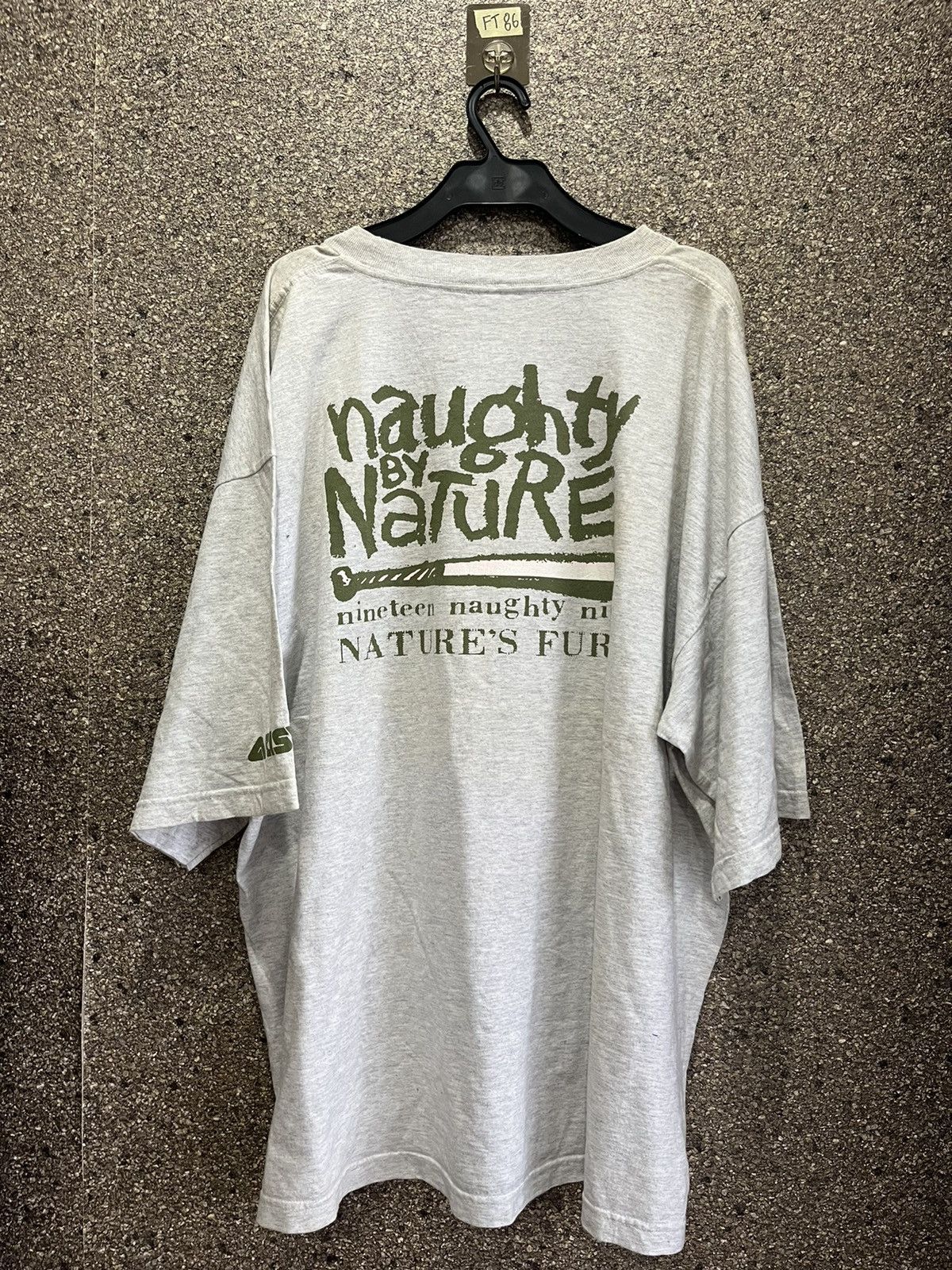 Vintage Vintage Naughty by Nature tshirt ft86 Size US XXL / EU 58 / 5 - 5 Thumbnail