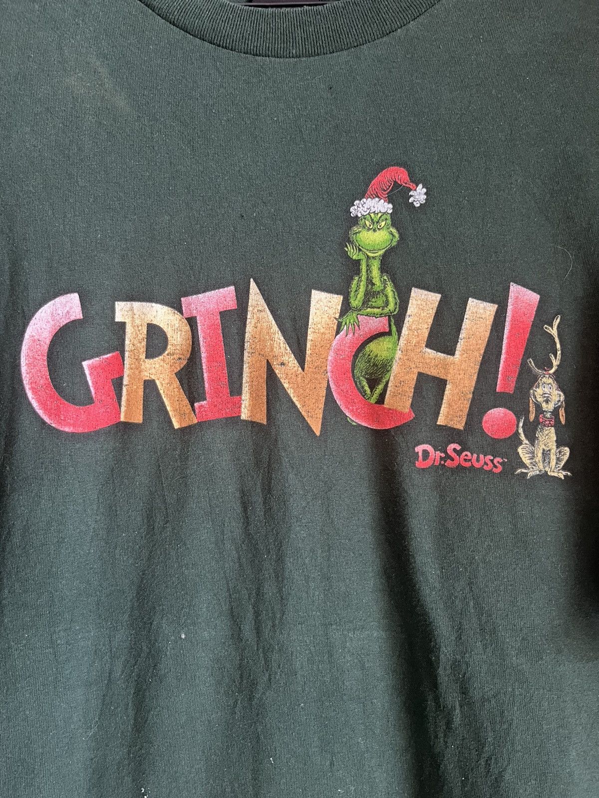 Vintage The Grinch movie promo ft43 Size US L / EU 52-54 / 3 - 2 Thumbnail