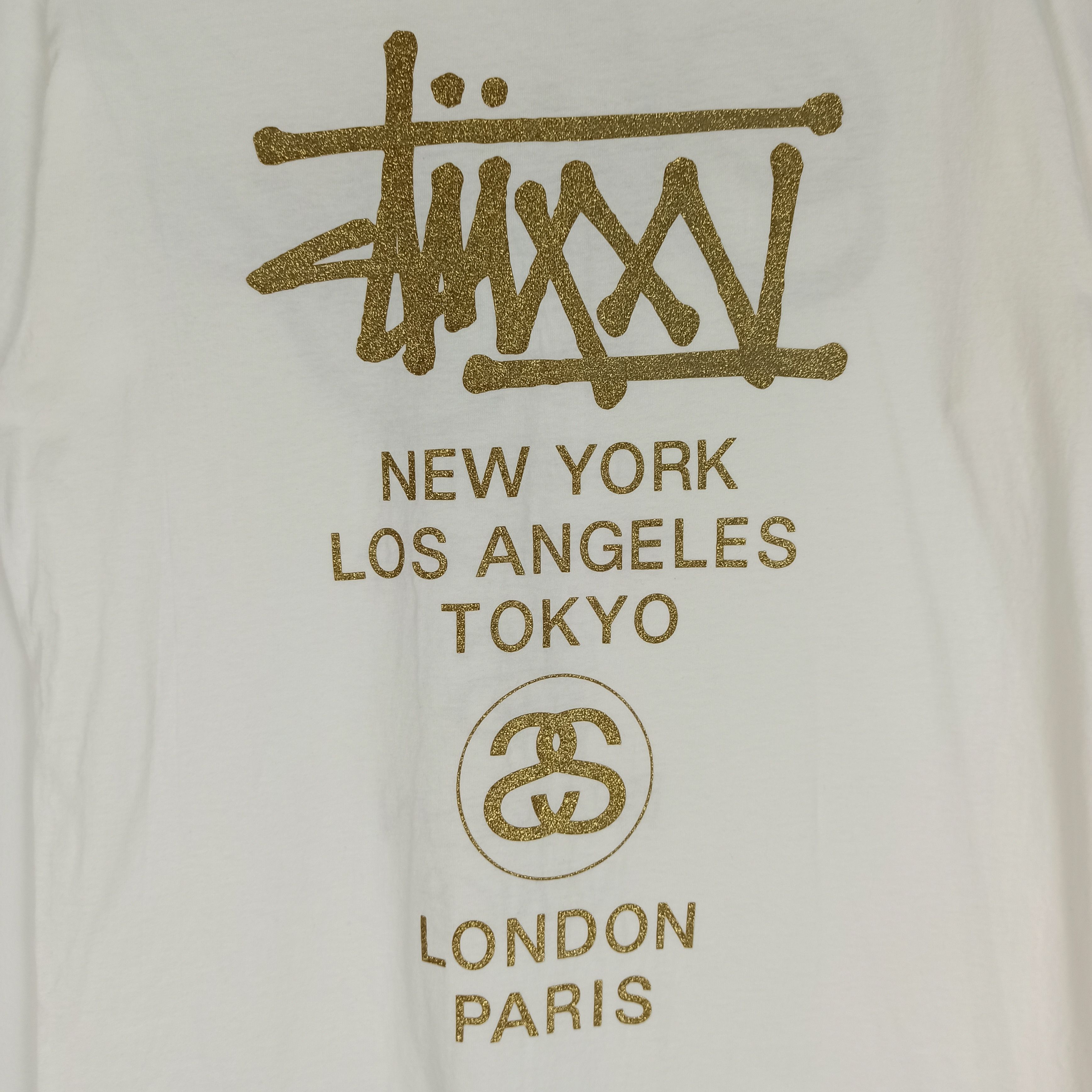 Stussy Rare Stussy Gold New York Los Angeles Tokyo London Paris Size US M / EU 48-50 / 2 - 3 Thumbnail