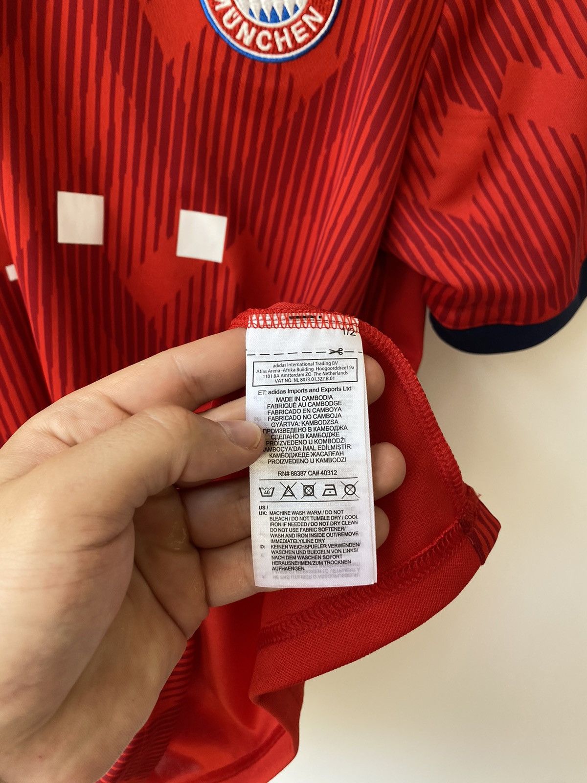 Adidas New❗️Boateng Adidas FC Bayern Munchen 2018 Home Jersey Size US L / EU 52-54 / 3 - 15 Thumbnail
