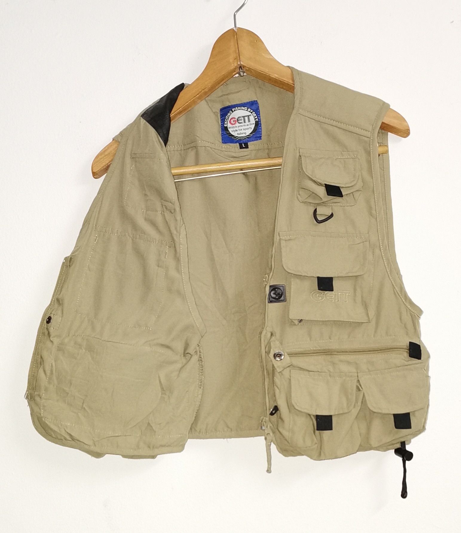 Japanese Brand Vest Fly Fishing Multiple Pockets Size US S / EU 44-46 / 1 - 3 Thumbnail