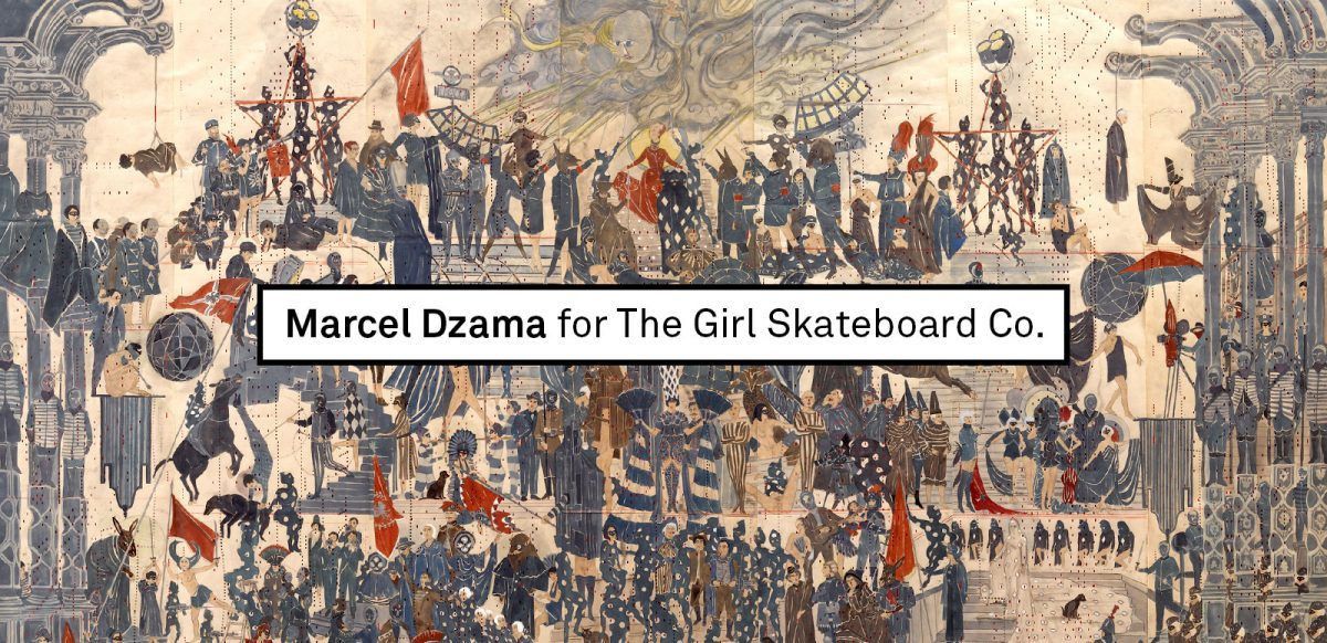 Girl Skateboards Girl Skateboard Studio Series Marcel Dzama Set of 7 Decks Size ONE SIZE - 12 Thumbnail