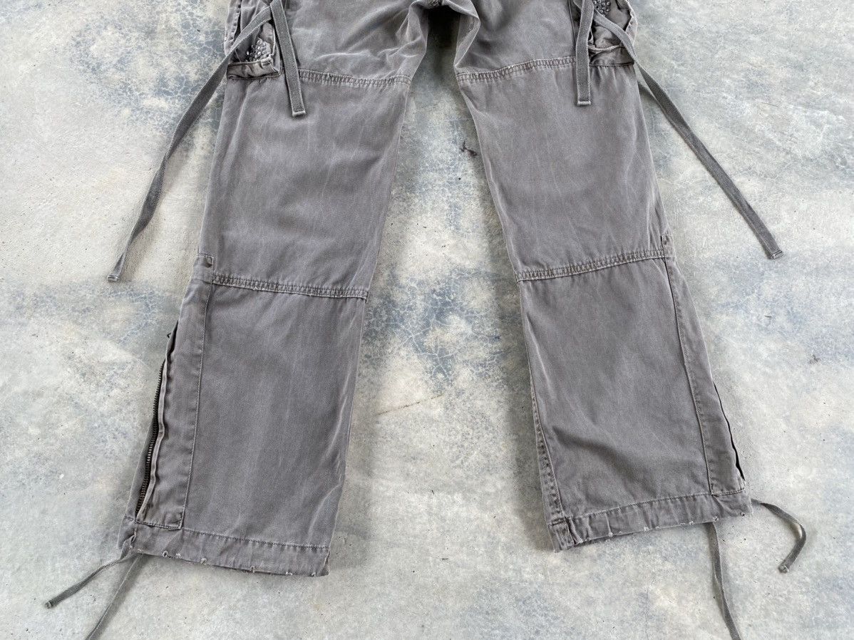 Japanese Brand Vintage Mangrove Bondage Eyelet Distressed Cargo Pants Size US 35 - 12 Thumbnail