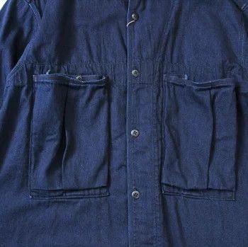 Kapital kapital 8oz IDG×IDG denim anorak shirt | Grailed