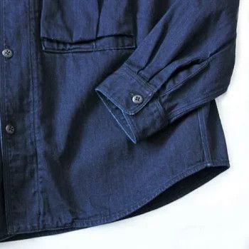 Kapital kapital 8oz IDG×IDG denim anorak shirt Size US M / EU 48-50 / 2 - 6 Thumbnail