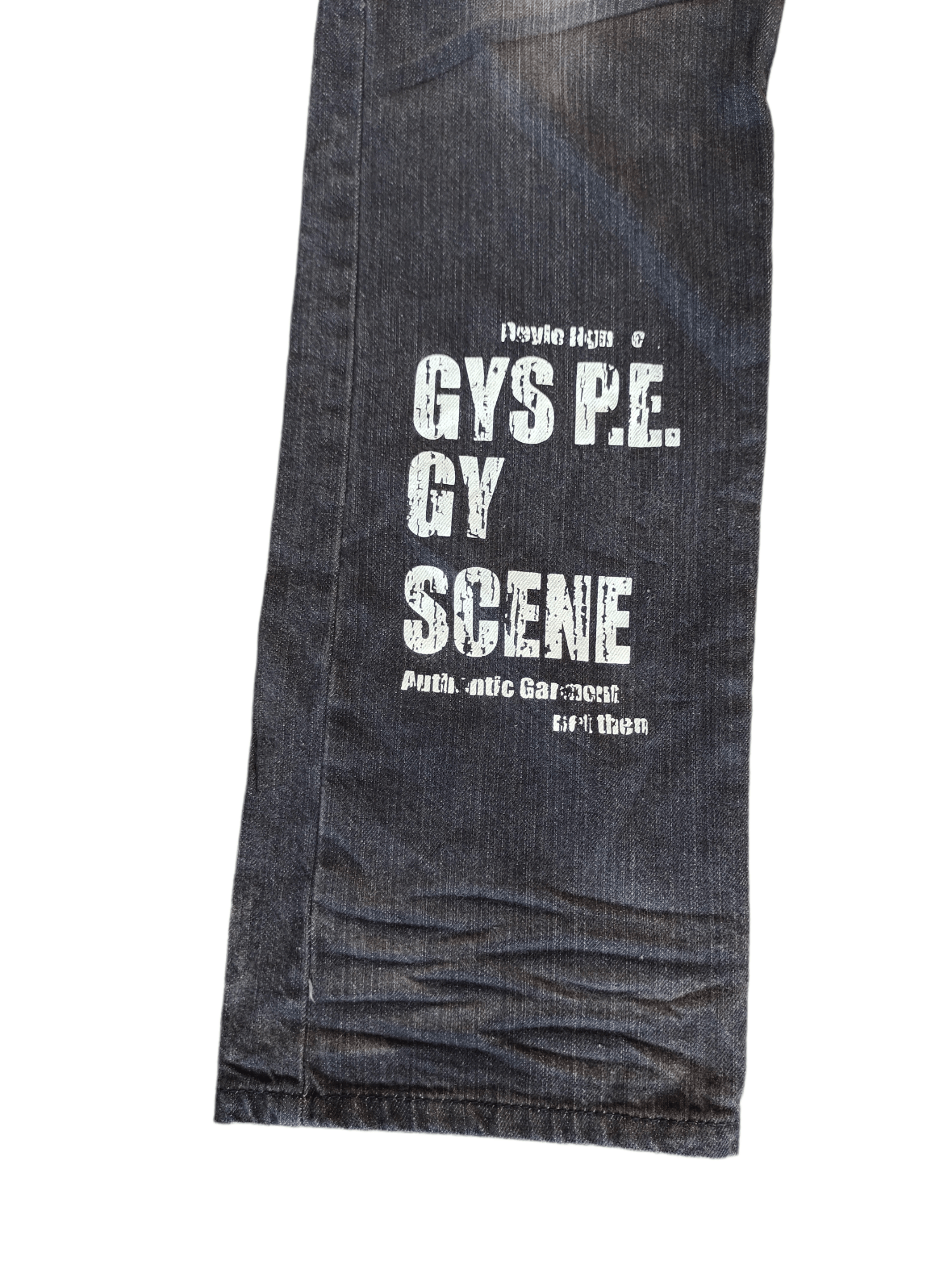 14th Addiction Japanese Punk Peace Poem Denim Jeans Size US 29 - 5 Thumbnail