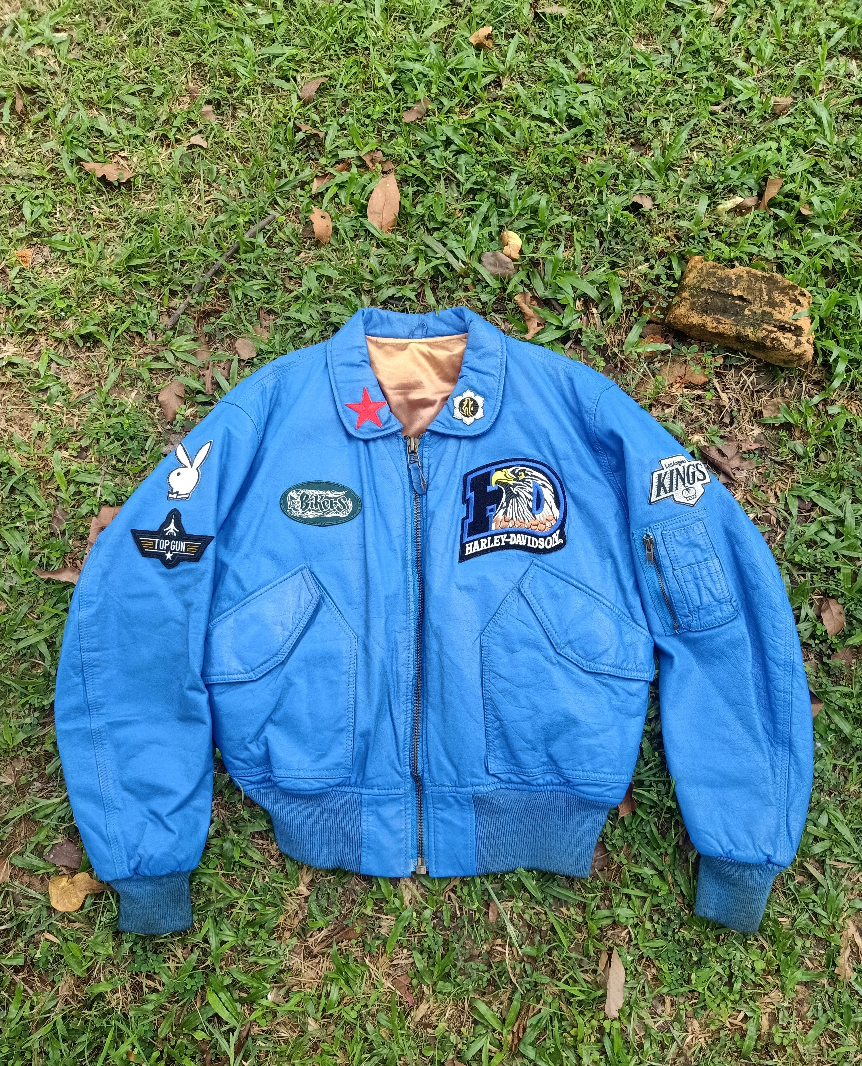 Sports Specialties Final drop!! Vintage Leather Biker Bombers Jacket Size US L / EU 52-54 / 3 - 1 Thumbnail