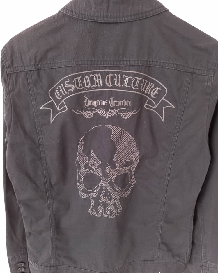 Indian Motorcycle × Japanese Brand Vintage Japanese Brand Skulls Embroidery Jacket Size US S / EU 44-46 / 1 - 3 Thumbnail