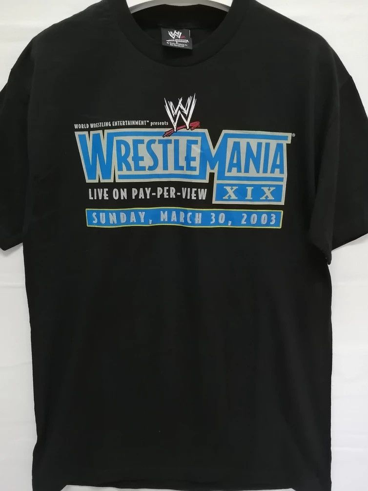 Vintage Vintage WWE Wrestlemania Wrestling Tshirt - Size L Size US L / EU 52-54 / 3 - 2 Thumbnail