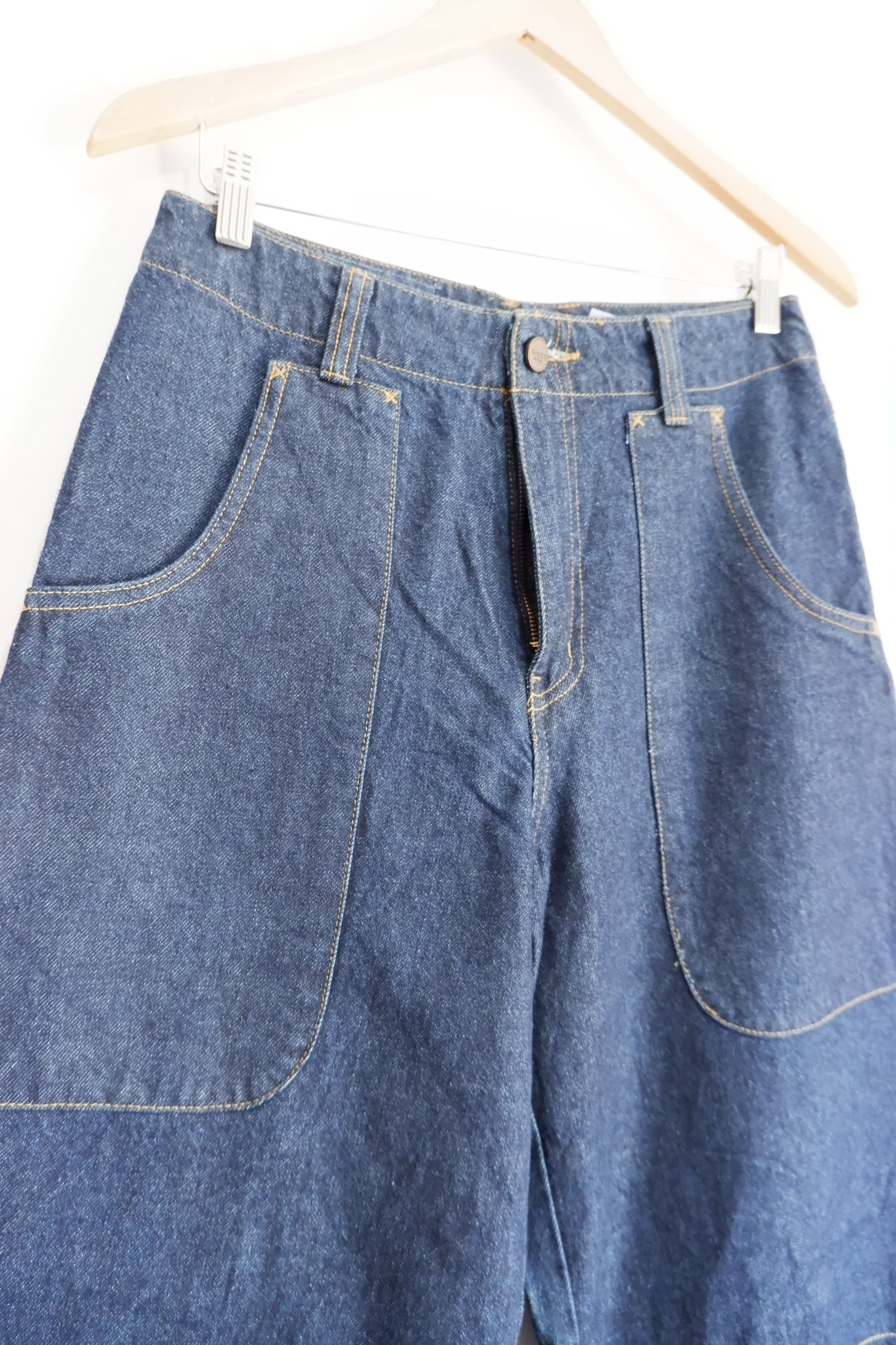 JNCO Vintage Y2k Gilce Double Knee Super Wide Leg Jeans Size US 28 / EU 44 - 6 Thumbnail