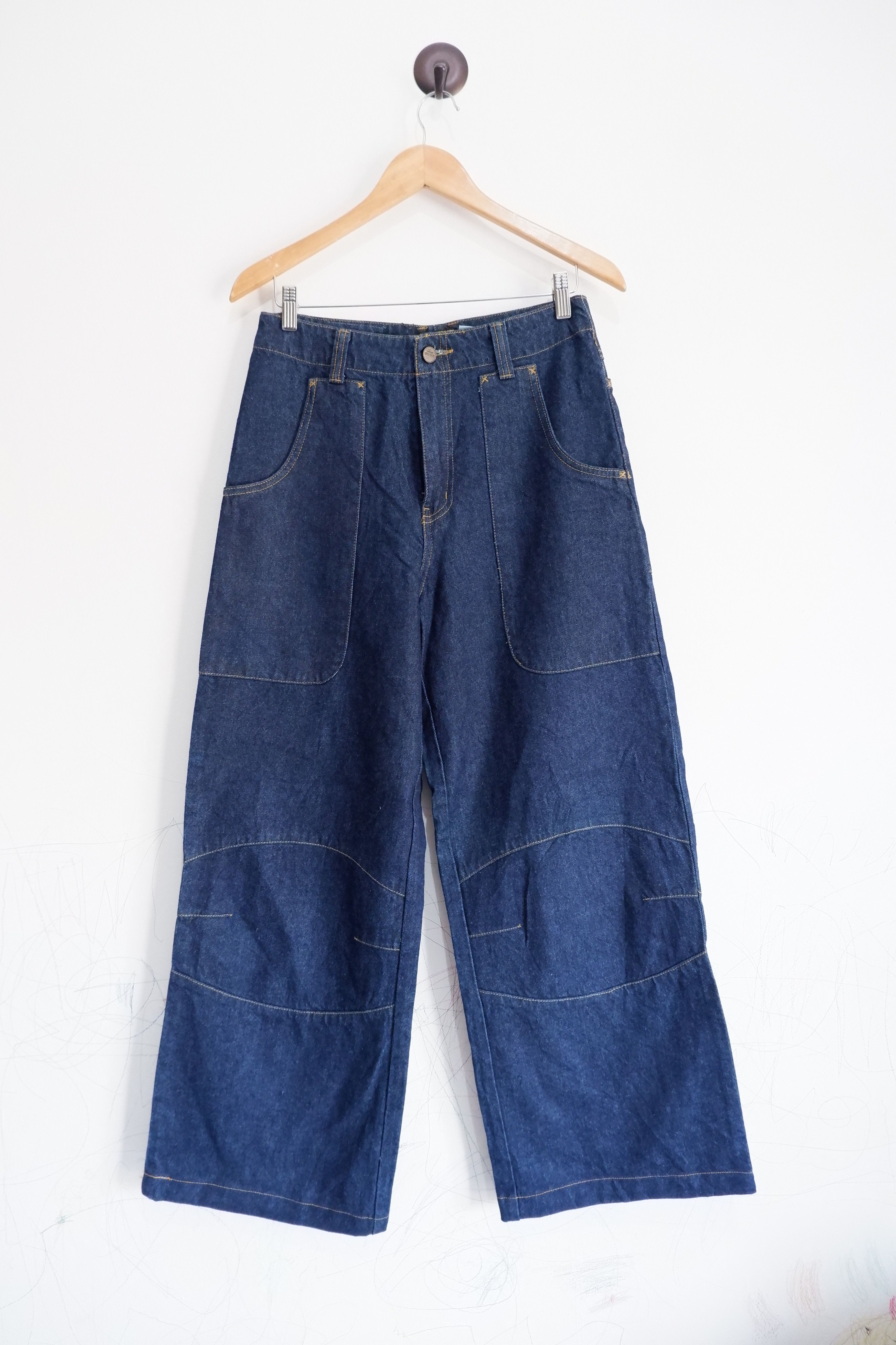 JNCO Vintage Y2k Gilce Double Knee Super Wide Leg Jeans Size US 28 / EU 44 - 1 Thumbnail