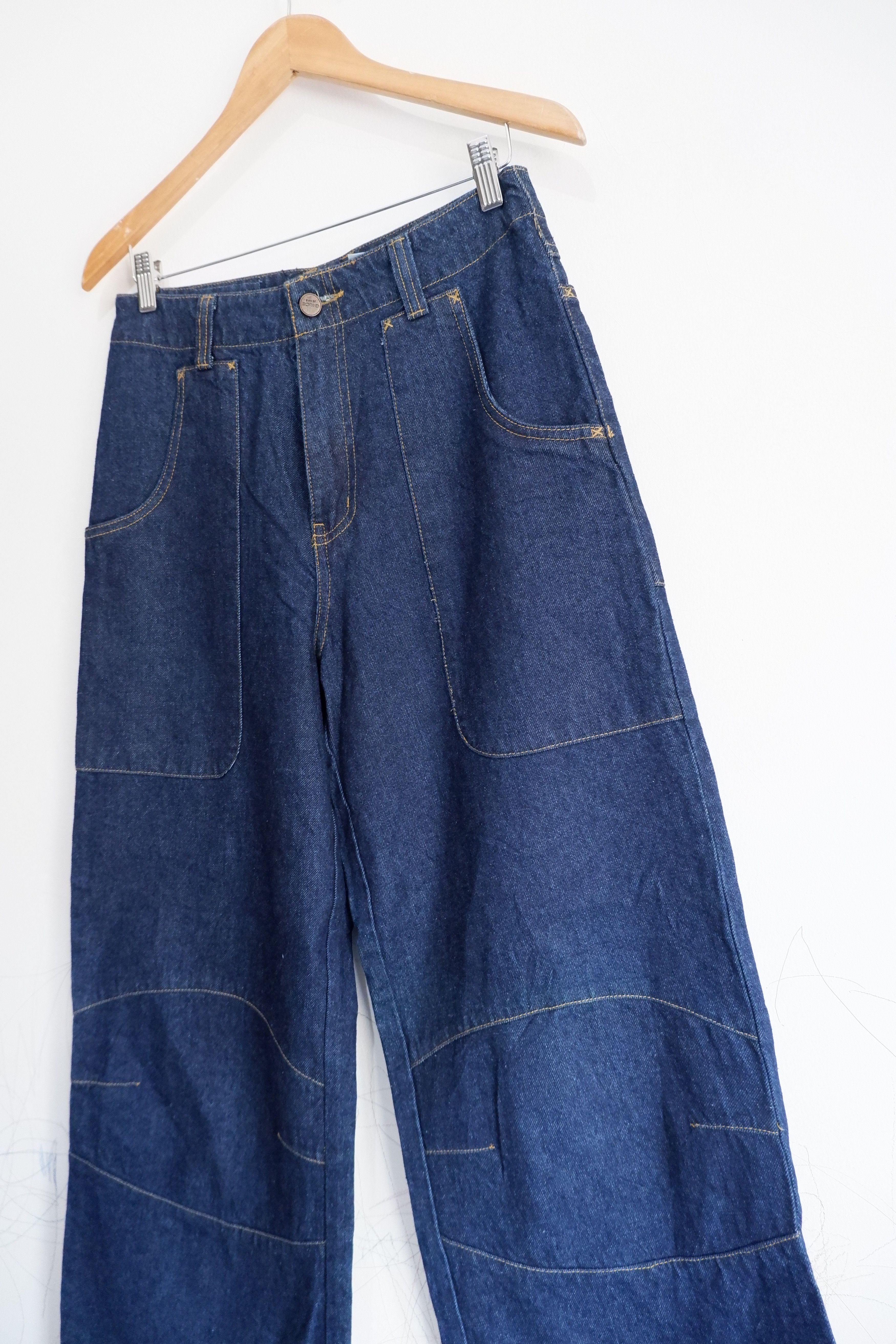 JNCO Vintage Y2k Gilce Double Knee Super Wide Leg Jeans Size US 28 / EU 44 - 3 Thumbnail