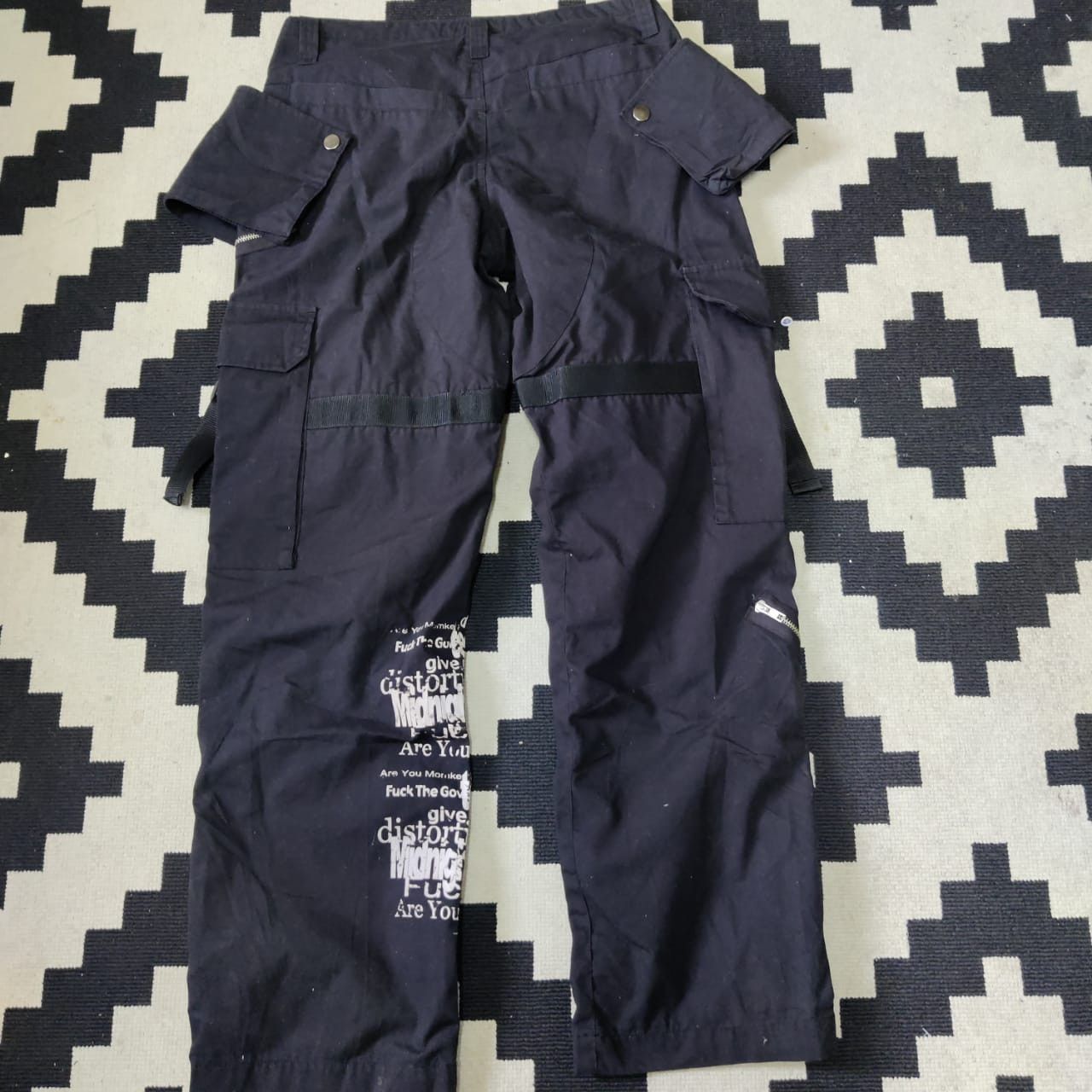 Japanese Brand CP301 Japanese Brand Punk Style Bondage Cargo Pant Size US 31 - 10 Thumbnail
