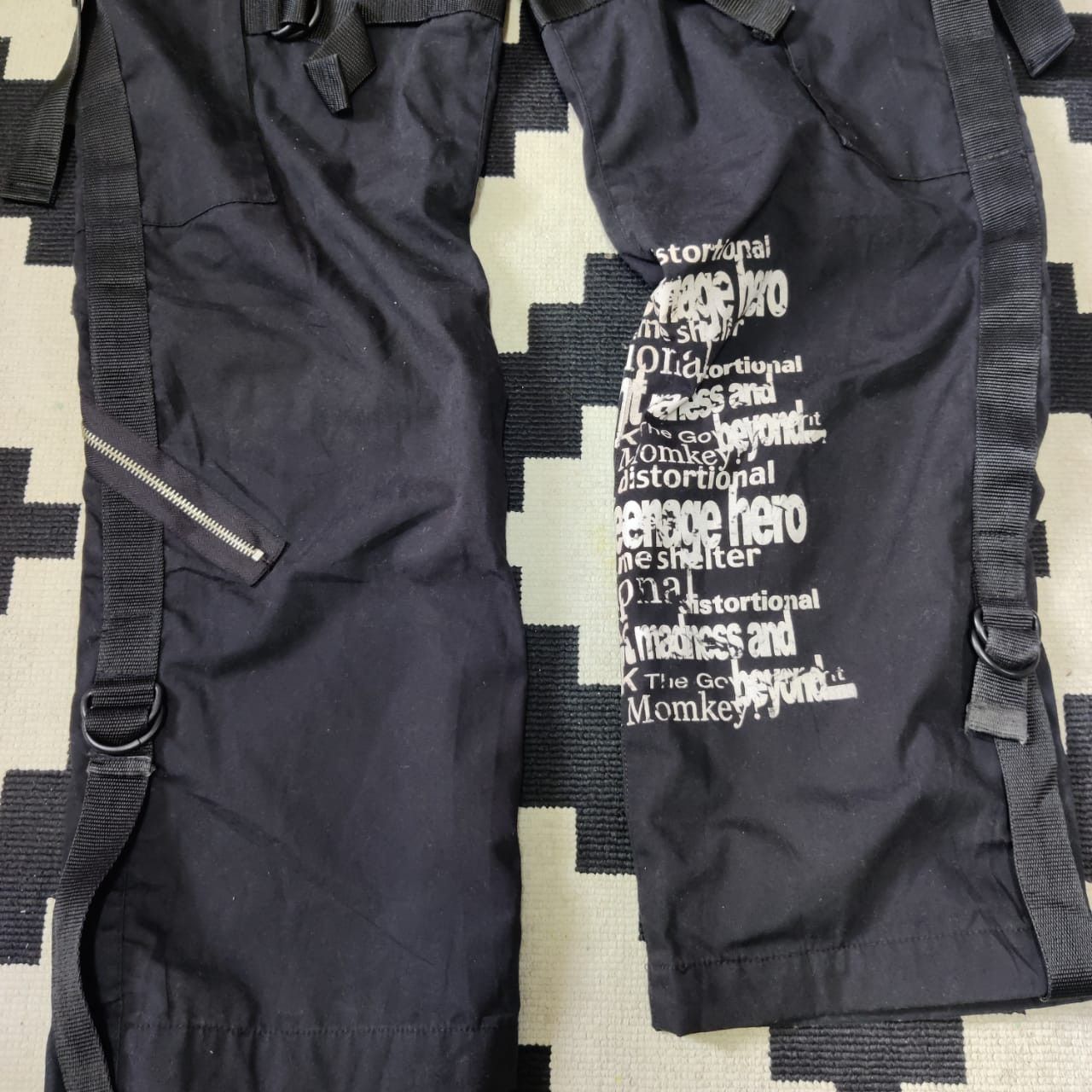 Japanese Brand CP301 Japanese Brand Punk Style Bondage Cargo Pant Size US 31 - 13 Thumbnail