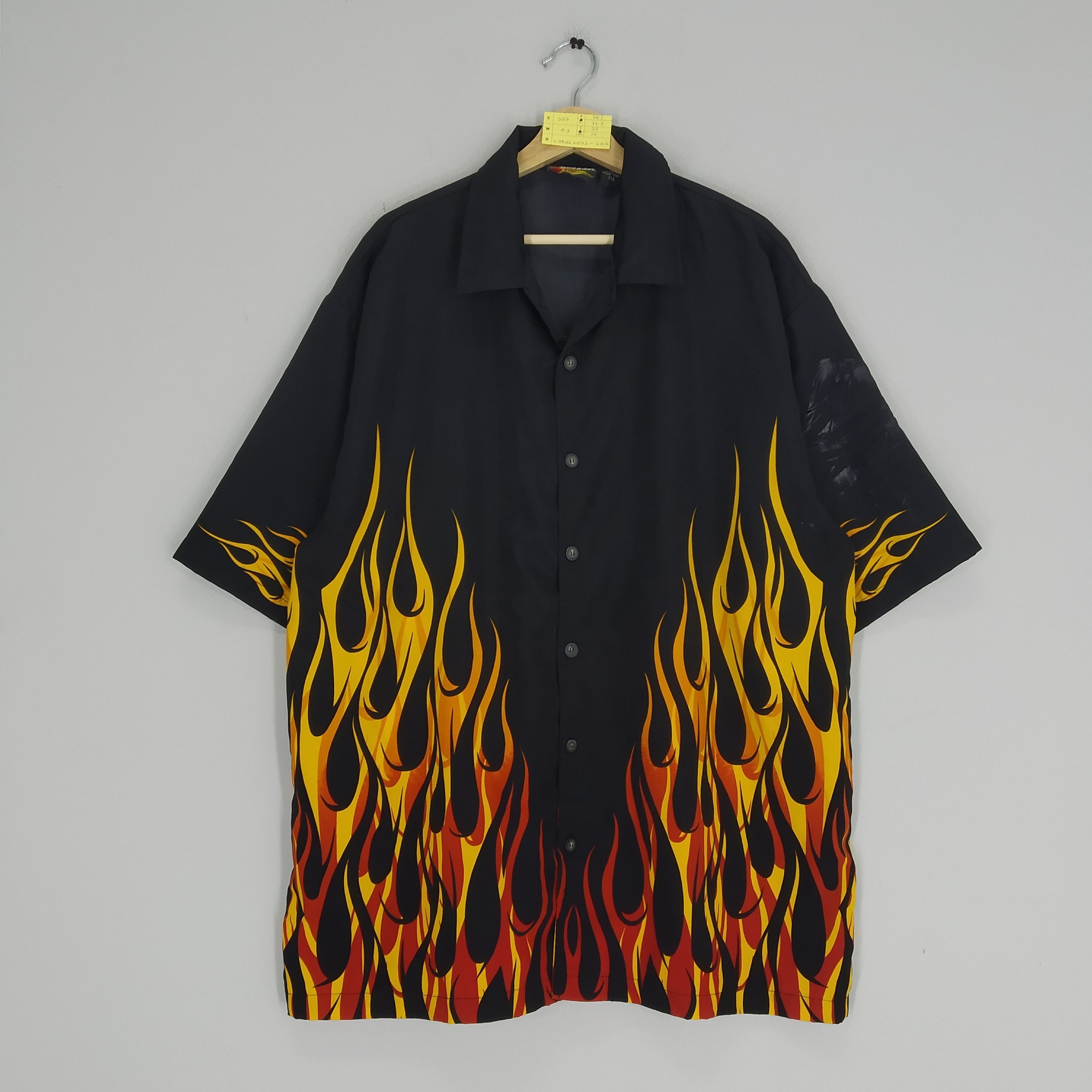 Vintage Southwest Bowling Apparel Flames Art Shirt