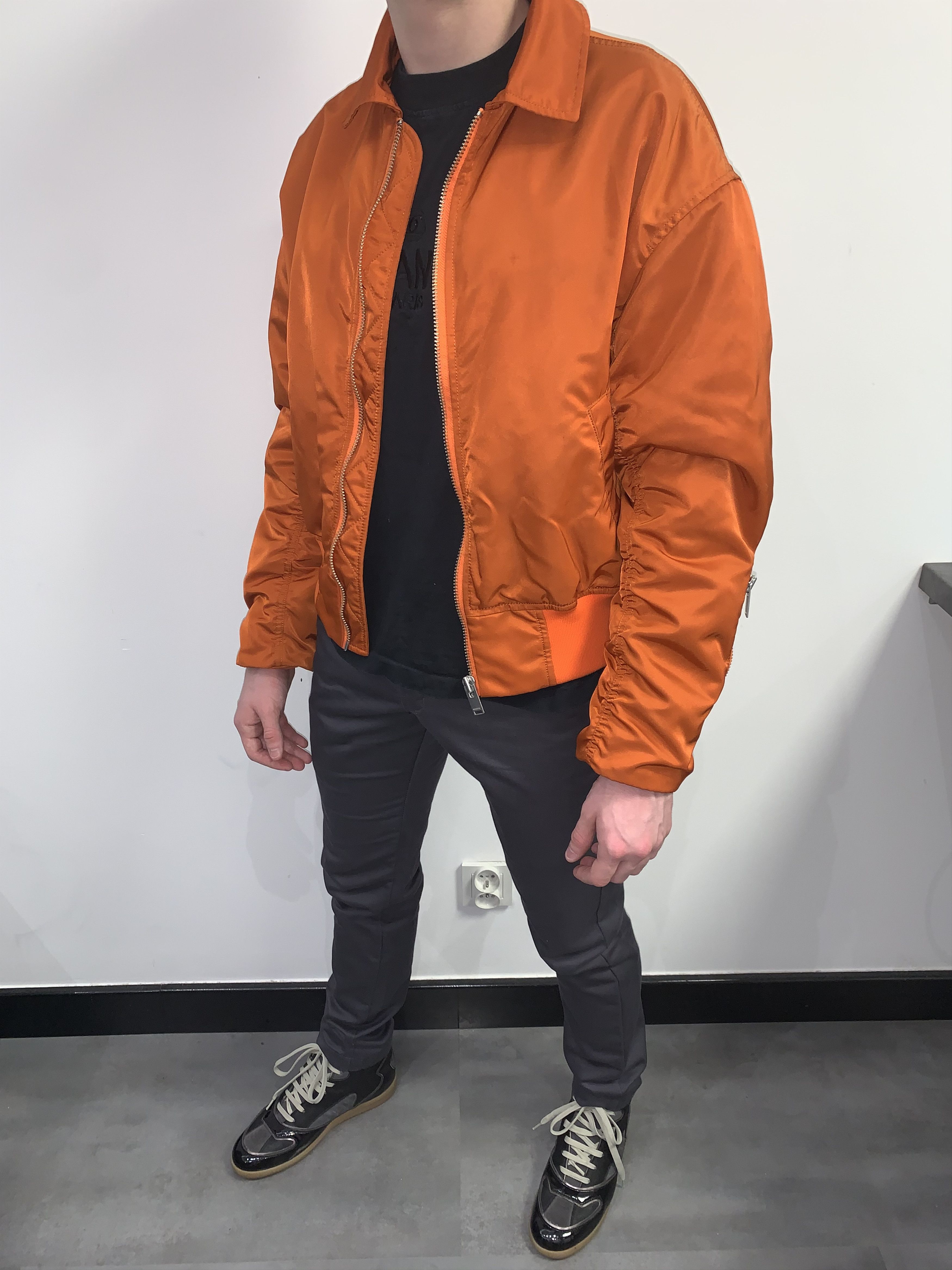 Misbhv AW18 MISBHV Big Logo Orange Bomber Jacket Size US S / EU 44-46 / 1 - 2 Thumbnail