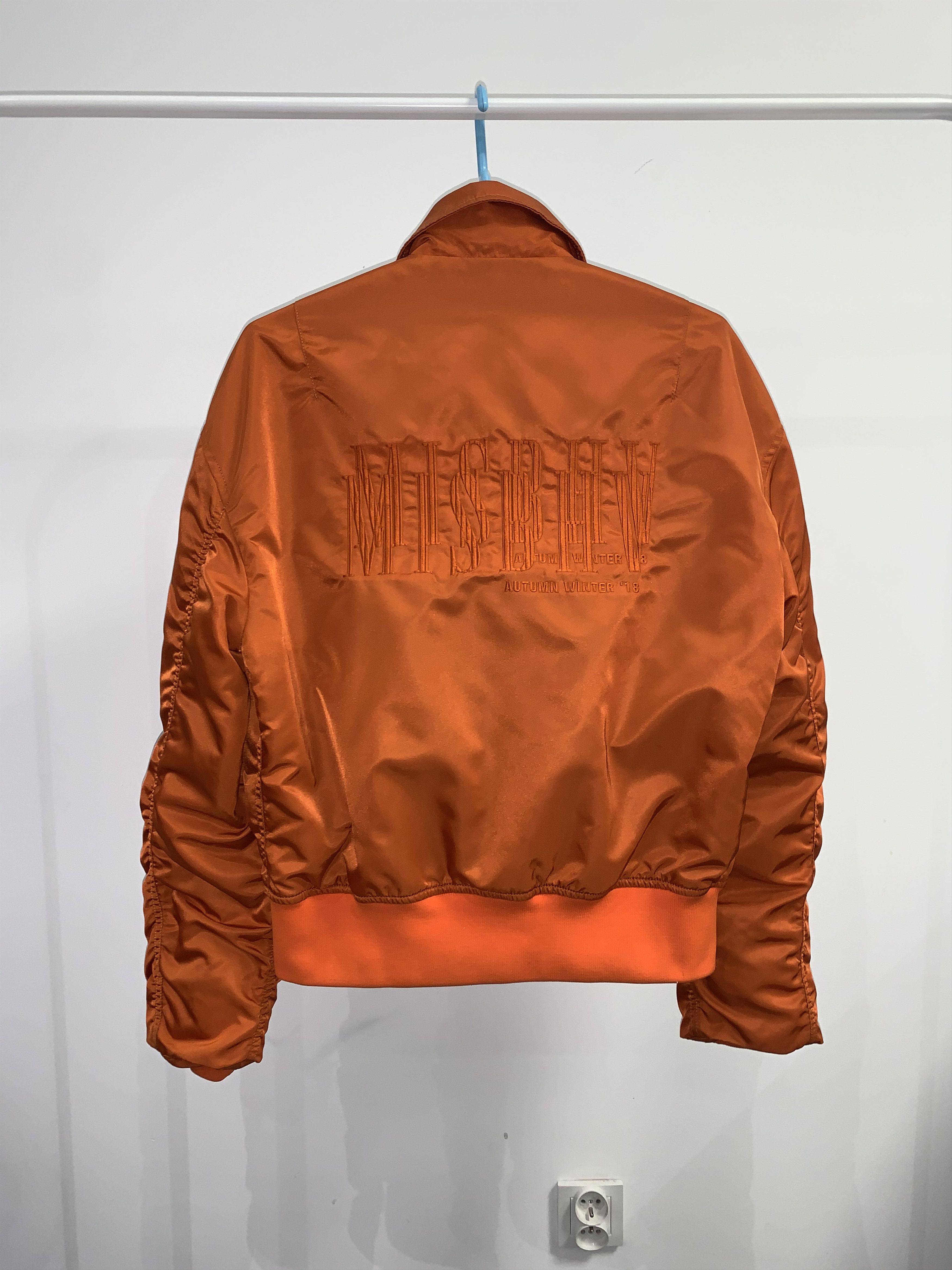 Misbhv AW18 MISBHV Big Logo Orange Bomber Jacket Size US S / EU 44-46 / 1 - 3 Thumbnail