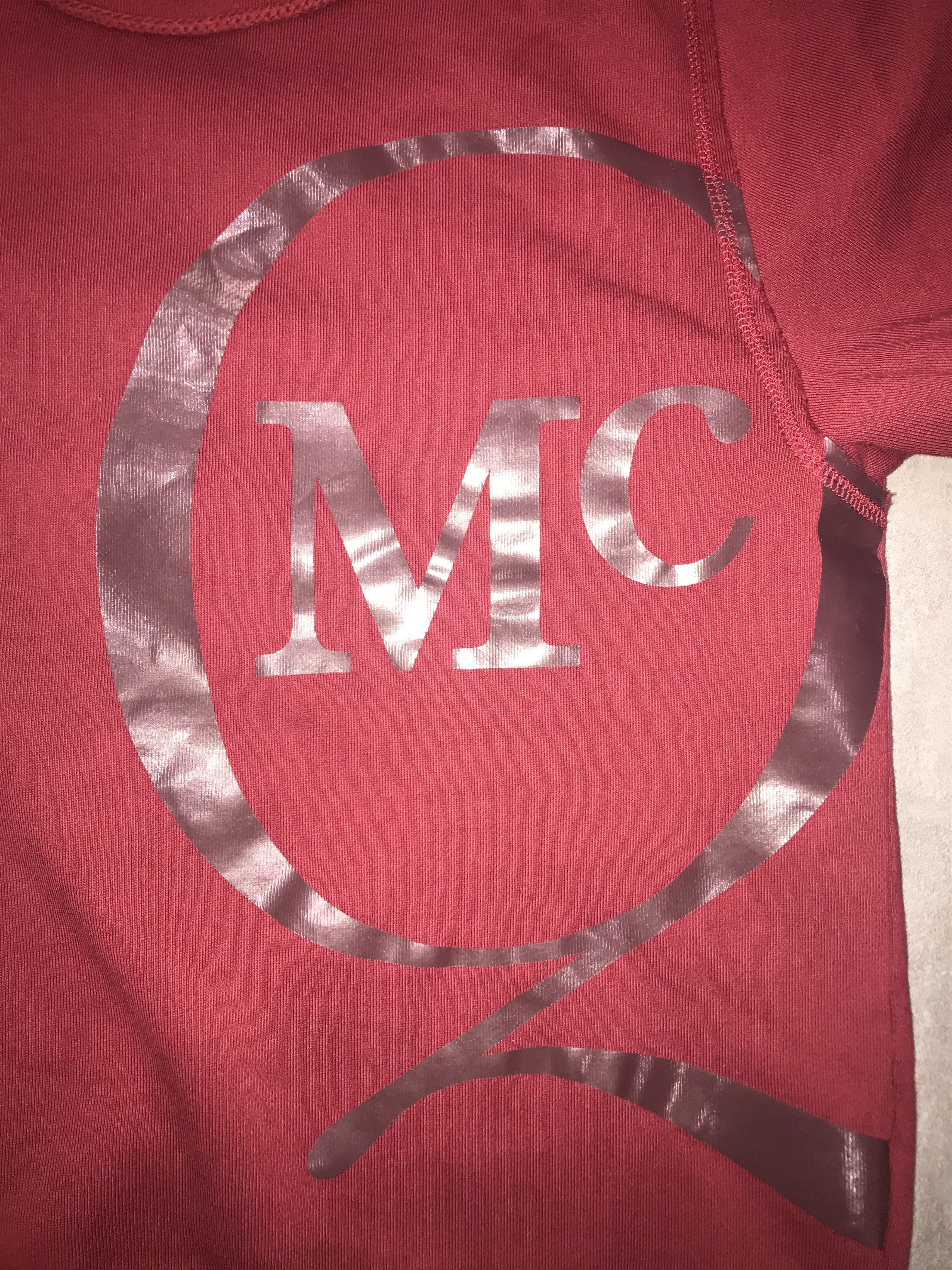 Alexander McQueen Alexander McQueen Big Logo Crimson Hoodie Size US XL / EU 56 / 4 - 6 Thumbnail