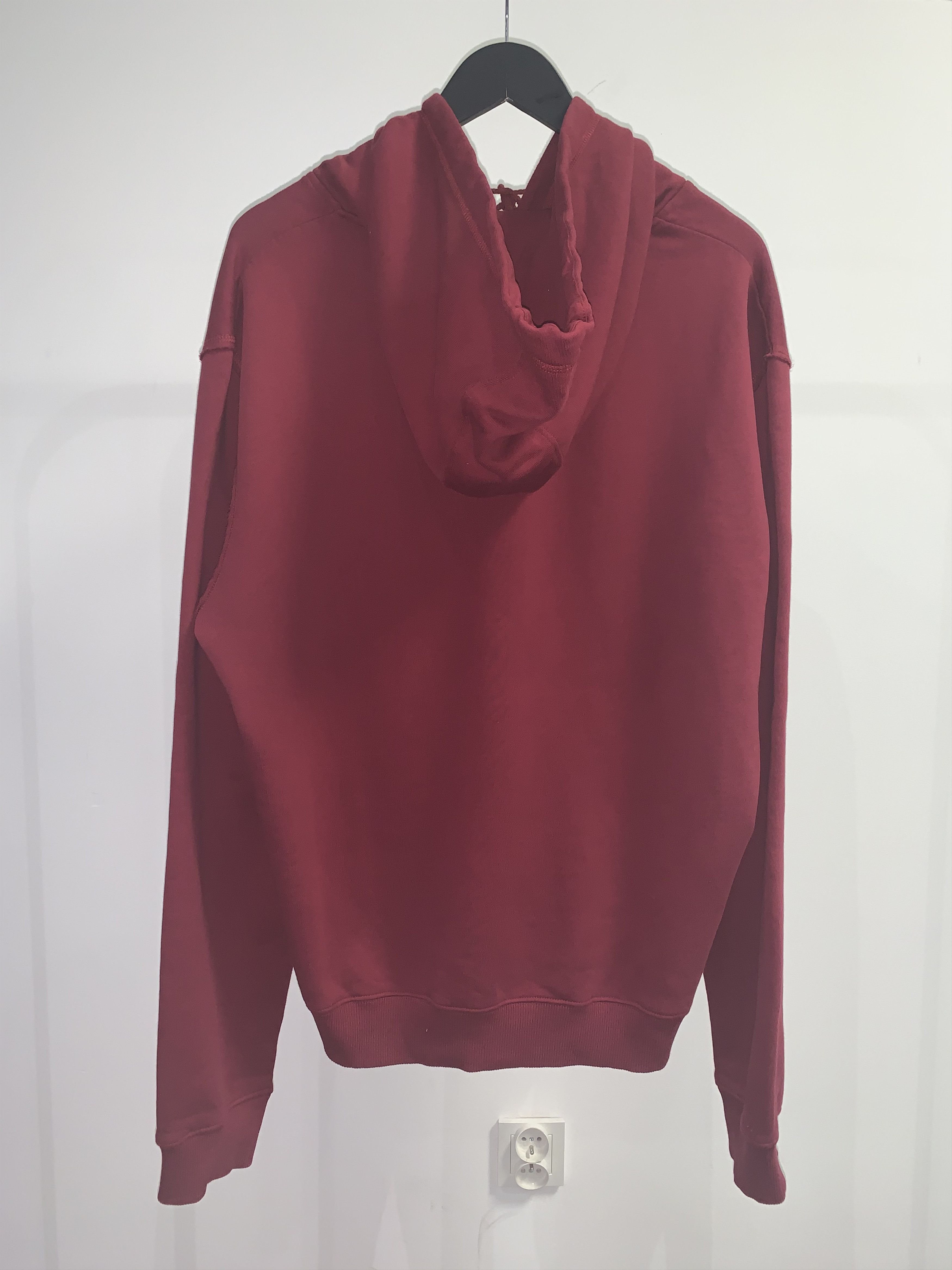 Alexander McQueen Alexander McQueen Big Logo Crimson Hoodie Size US XL / EU 56 / 4 - 2 Thumbnail