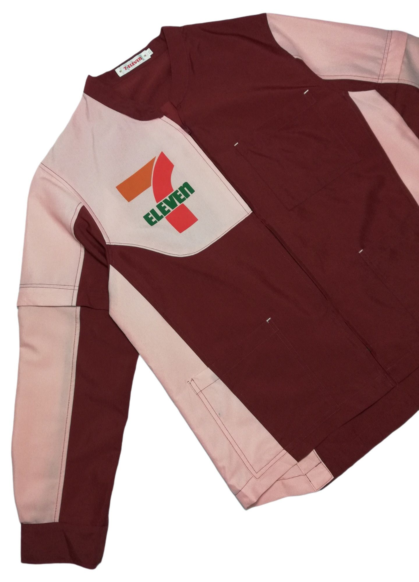 Seven 7 × Vintage 🔥Seven 7 Eleven Big Logo Convertible Zipper Work Shirt Size US M / EU 48-50 / 2 - 6 Thumbnail