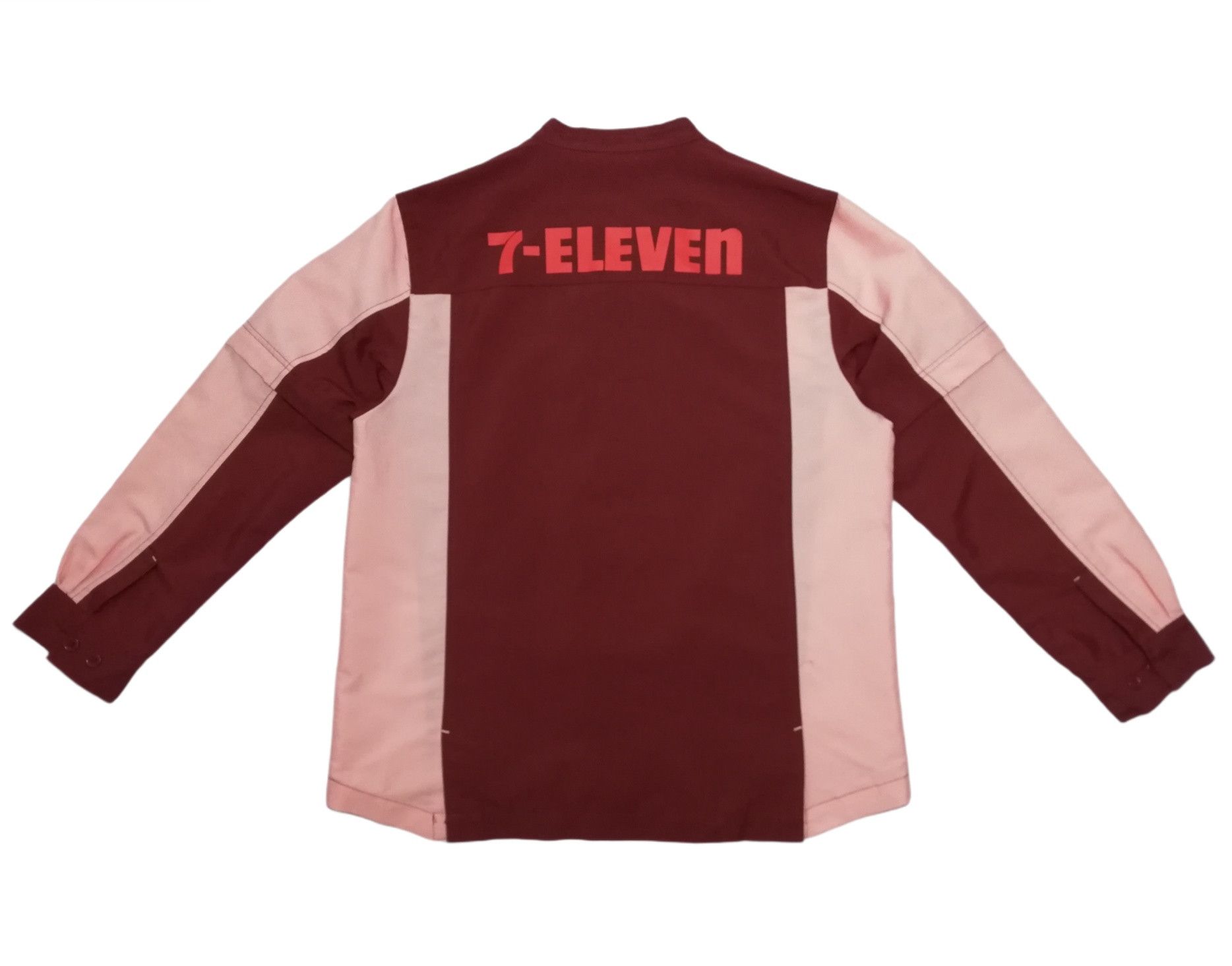 Seven 7 × Vintage 🔥Seven 7 Eleven Big Logo Convertible Zipper Work Shirt Size US M / EU 48-50 / 2 - 12 Thumbnail