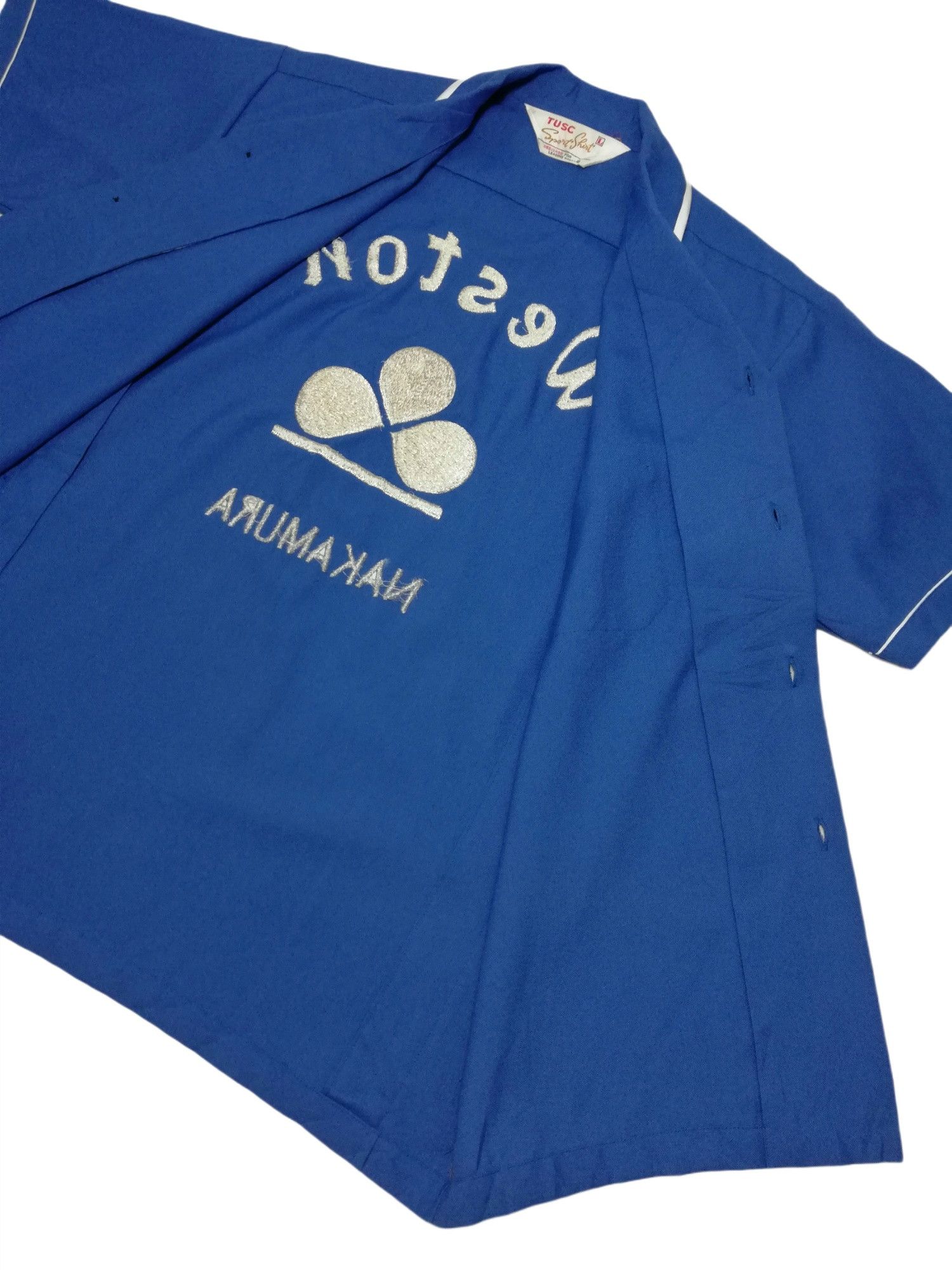 Japanese Brand × Other 🔥90's Design Bowling Weston Nakamura Big Felt Logo Shirts Size US L / EU 52-54 / 3 - 12 Thumbnail
