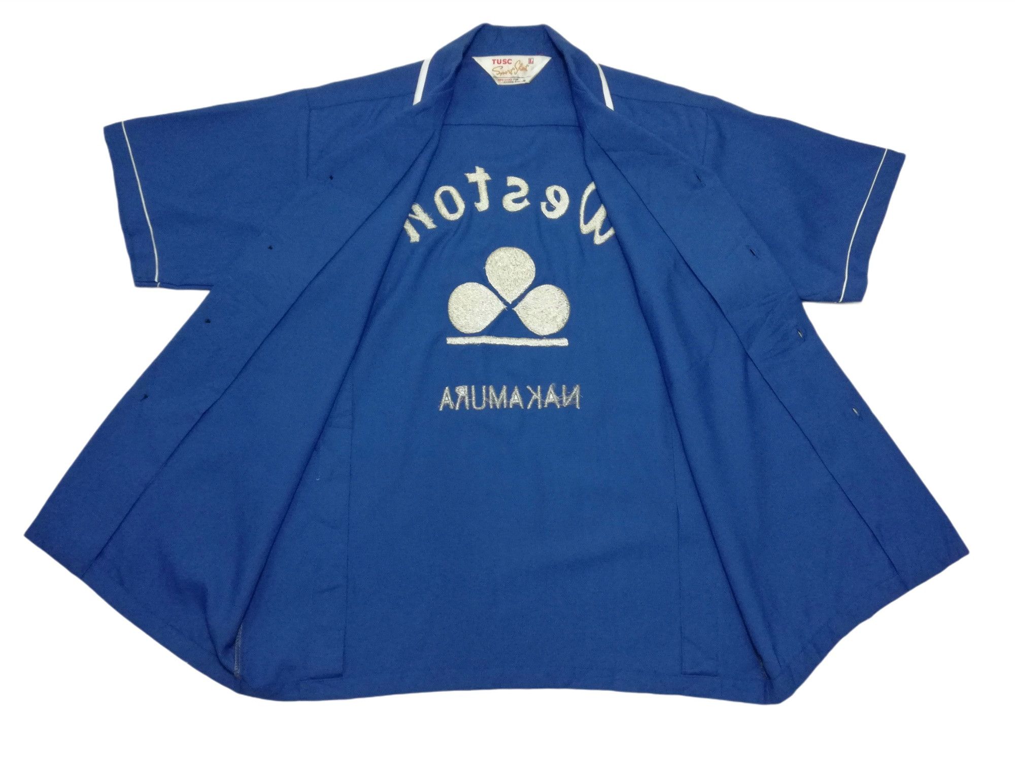 Japanese Brand × Other 🔥90's Design Bowling Weston Nakamura Big Felt Logo Shirts Size US L / EU 52-54 / 3 - 10 Thumbnail