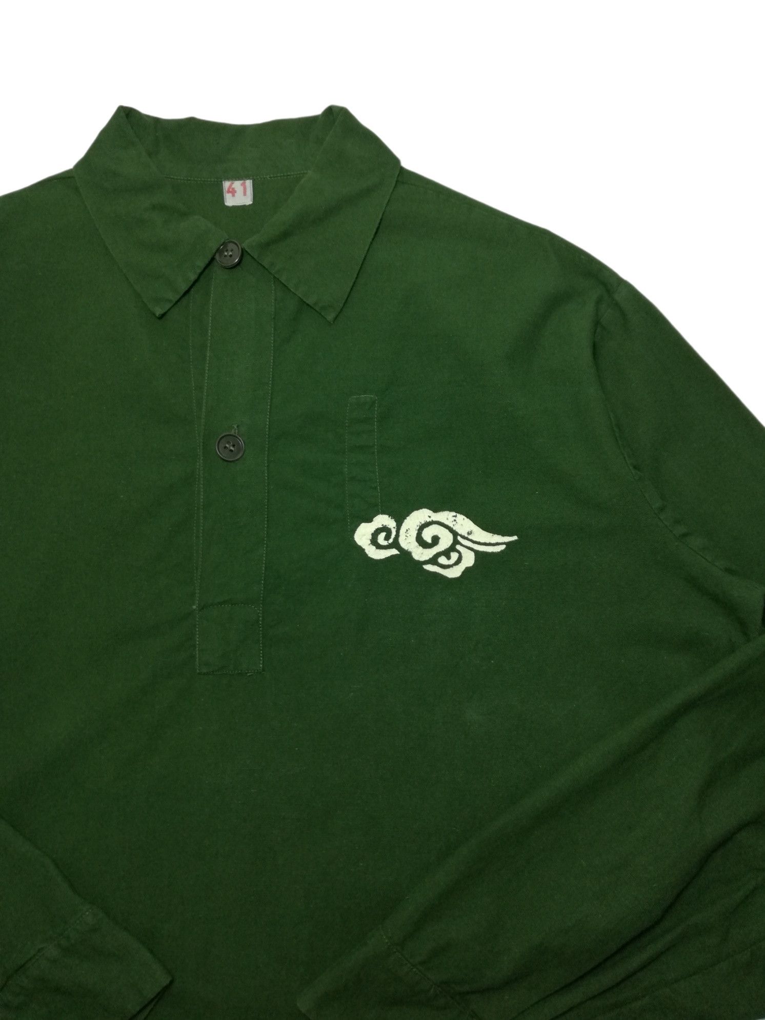 Other 🔥70's Army Swedish M59 Half Button Over Bushcraft Shirt Size US M / EU 48-50 / 2 - 7 Thumbnail