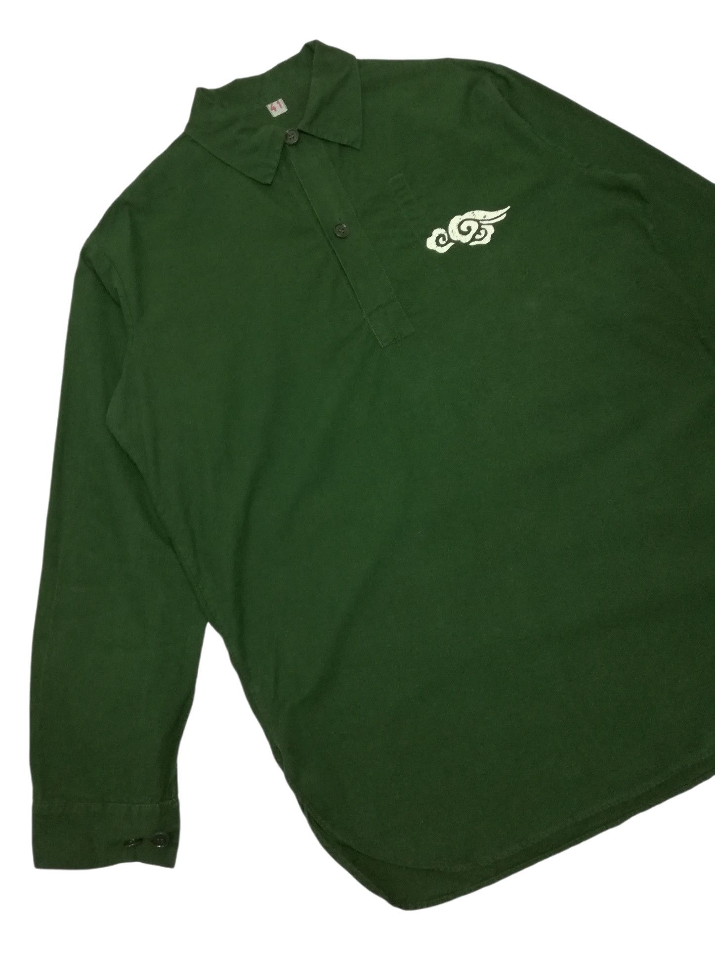 Other 🔥70's Army Swedish M59 Half Button Over Bushcraft Shirt Size US M / EU 48-50 / 2 - 4 Thumbnail