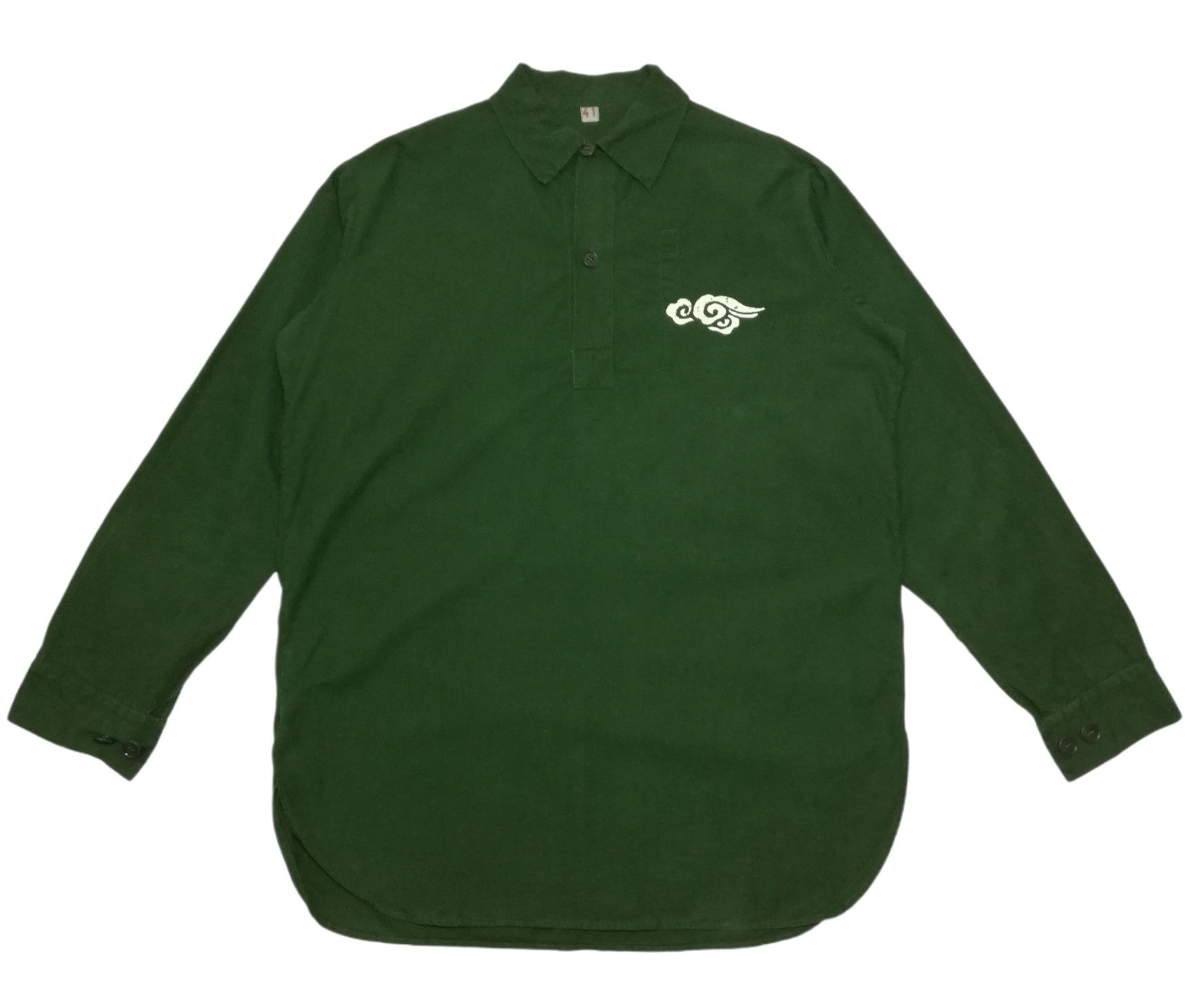 Other 🔥70's Army Swedish M59 Half Button Over Bushcraft Shirt Size US M / EU 48-50 / 2 - 2 Thumbnail