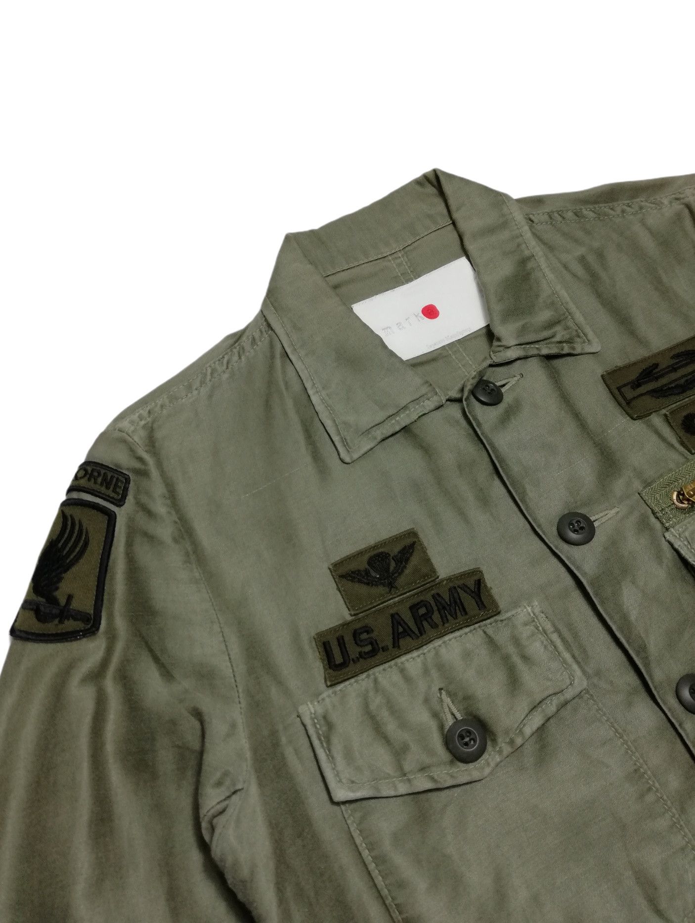 Japanese Brand × Markaware 🔥DOPE Markaware U.S. Army OG-107 Olive Green Fatigue Shirt Size US S / EU 44-46 / 1 - 7 Thumbnail