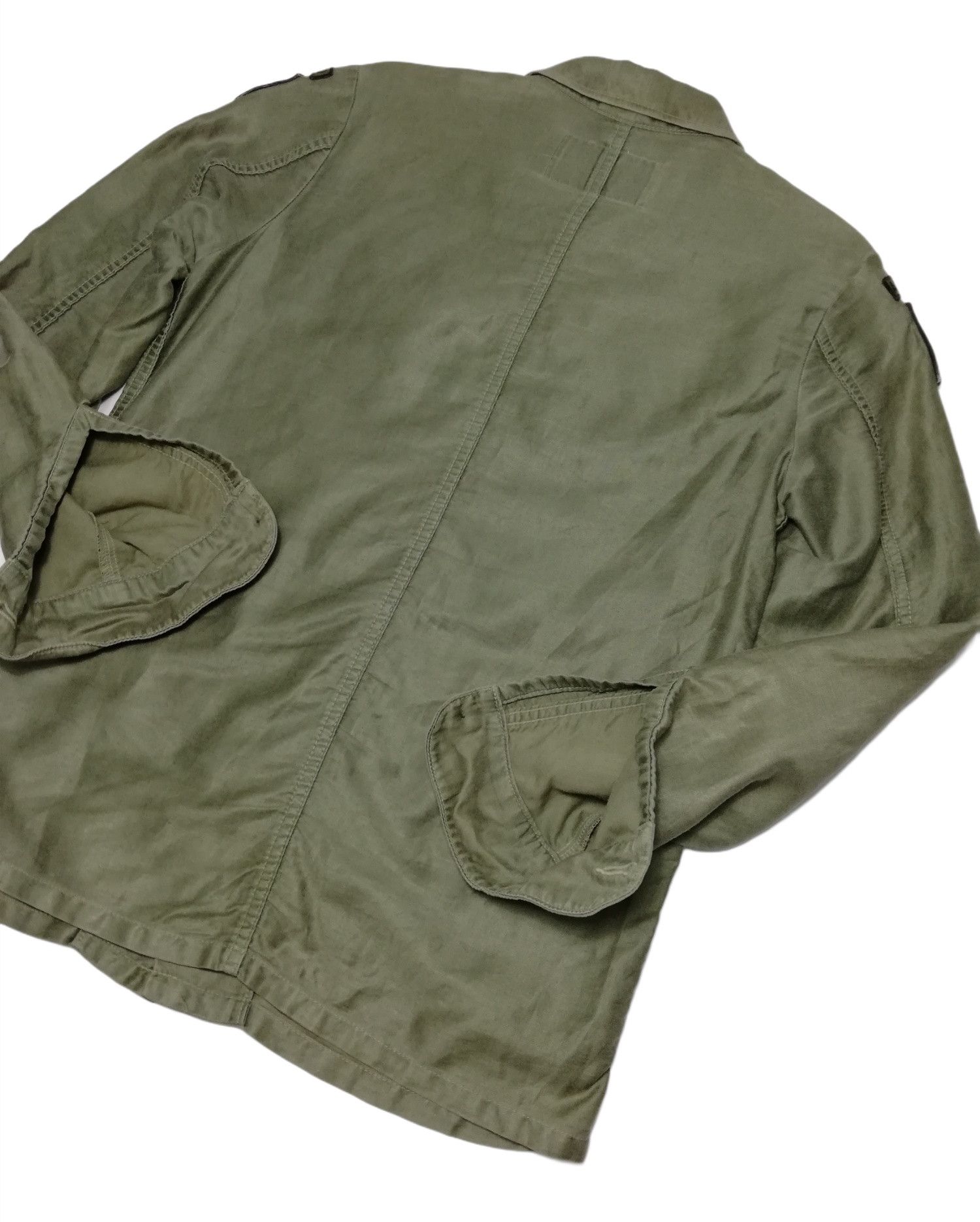 Japanese Brand × Markaware 🔥DOPE Markaware U.S. Army OG-107 Olive Green Fatigue Shirt Size US S / EU 44-46 / 1 - 14 Thumbnail