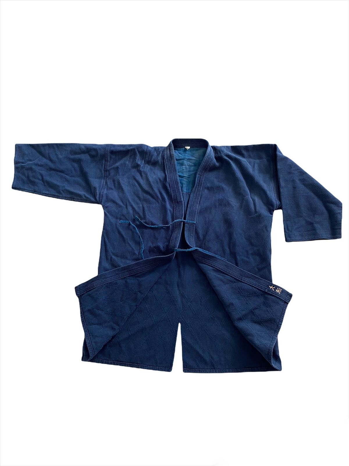 Japanese Brand × Vintage 🇯🇵Dyen kimono Japan Indigo style Visvim kapital design Size US L / EU 52-54 / 3 - 2 Thumbnail