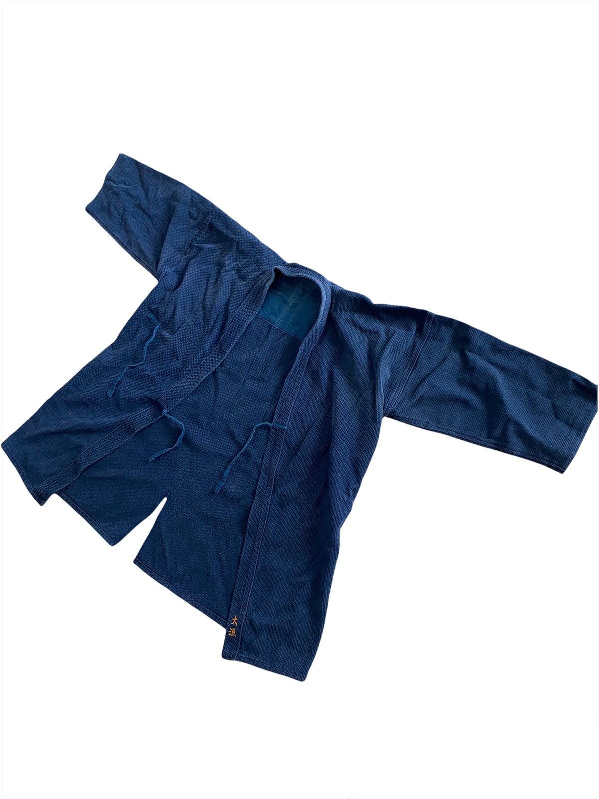 Japanese Brand × Vintage 🇯🇵Dyen kimono Japan Indigo style Visvim kapital design Size US L / EU 52-54 / 3 - 4 Thumbnail
