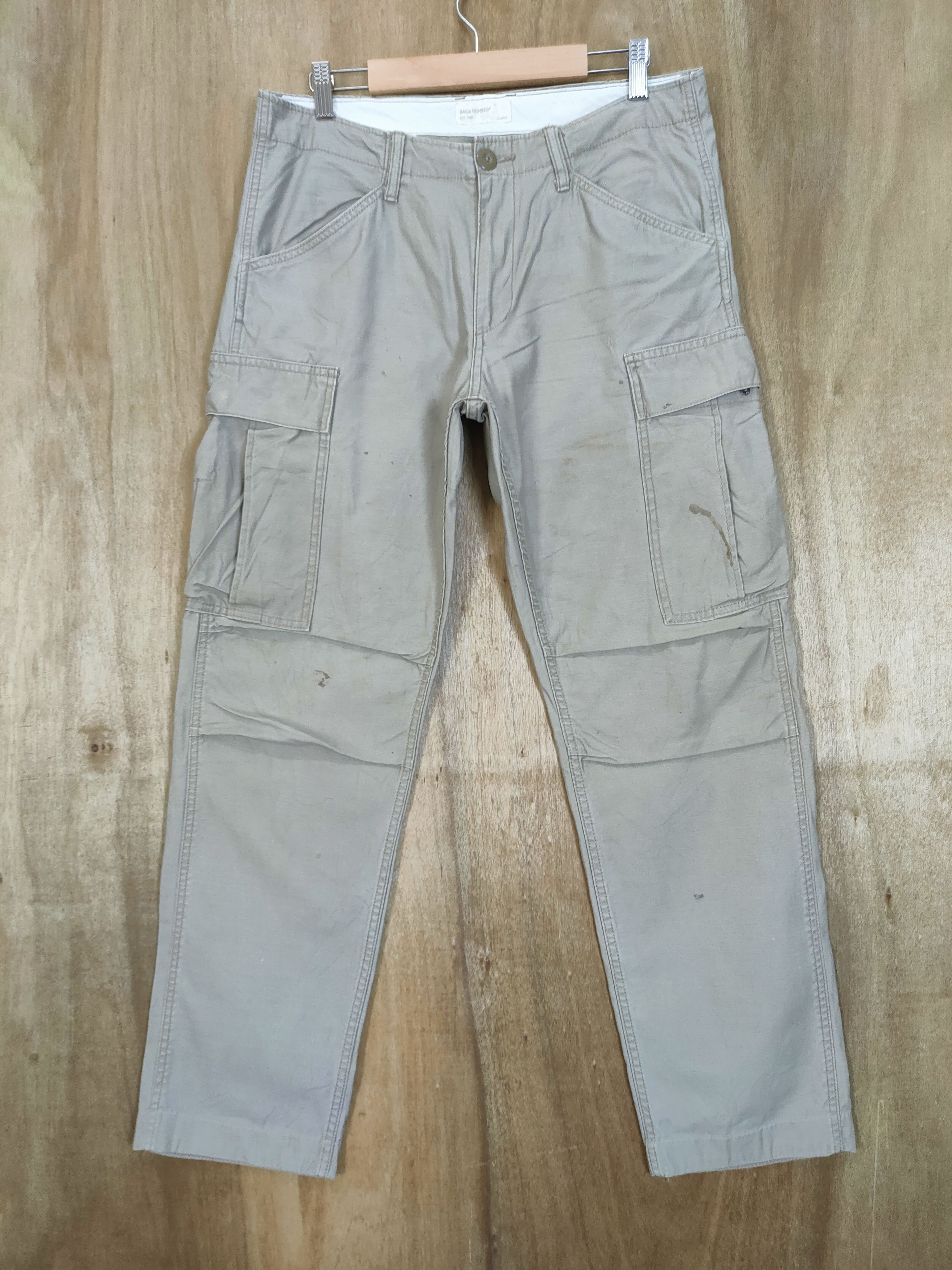 Japanese Brand VINTAGE BACK NUMBER CARGO PANTS Size US 32 / EU 48 - 1 Thumbnail